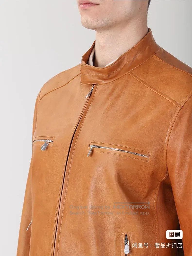 Brunello Cucinelli Brunello Cucinelli Leather jacket, genuine leather Size US M / EU 48-50 / 2 - 4 Thumbnail