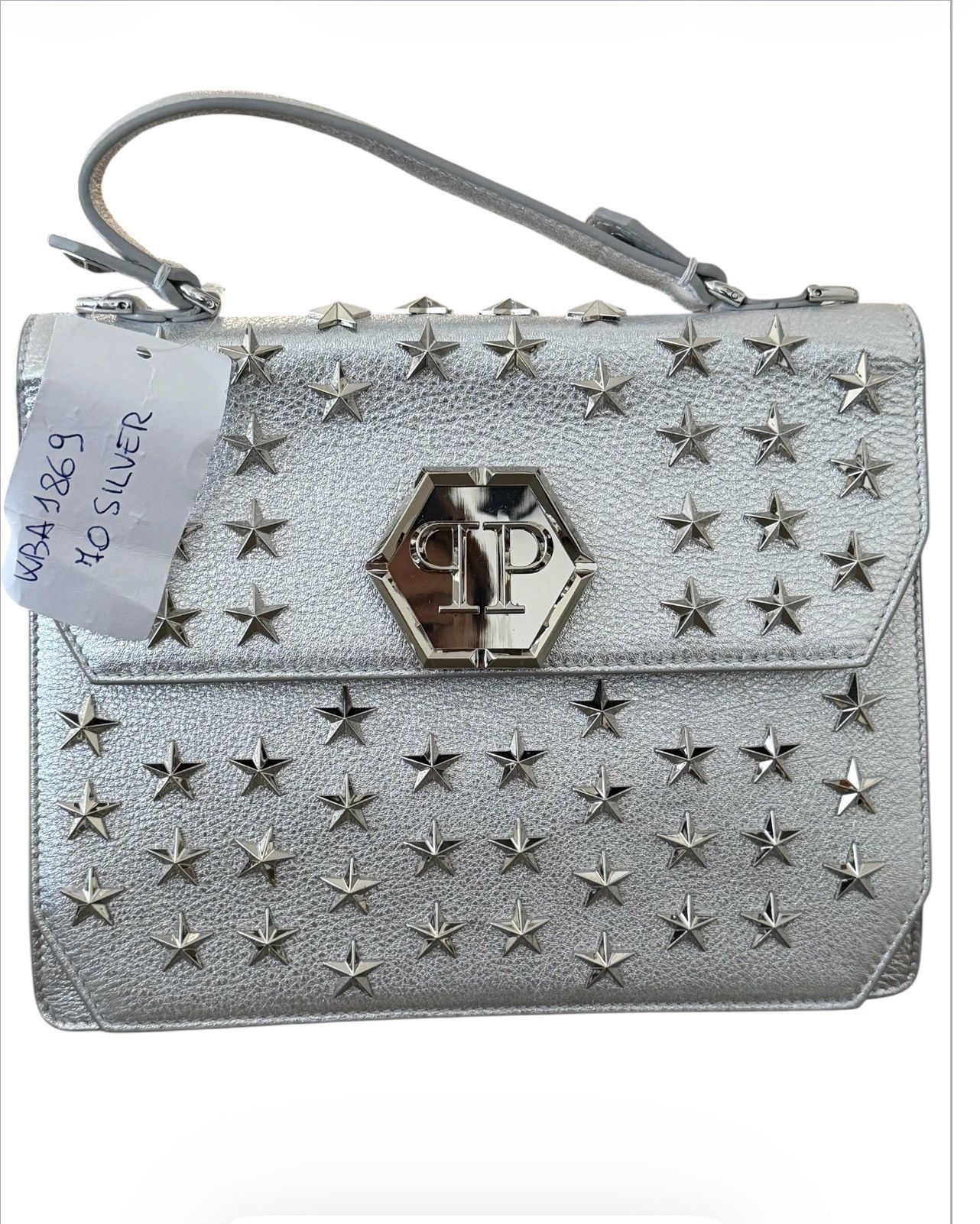 Philipp Plein Philipp Plein Silver Star Stud Crossbody Bag Size ONE SIZE - 1 Thumbnail