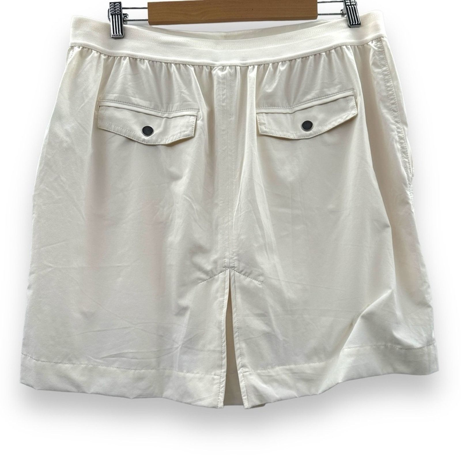 Athleta Athleta Vienna Jupe Cargo Skort in Magnolia White Size 16 Size 38" / US 16 / IT 52 - 4 Thumbnail
