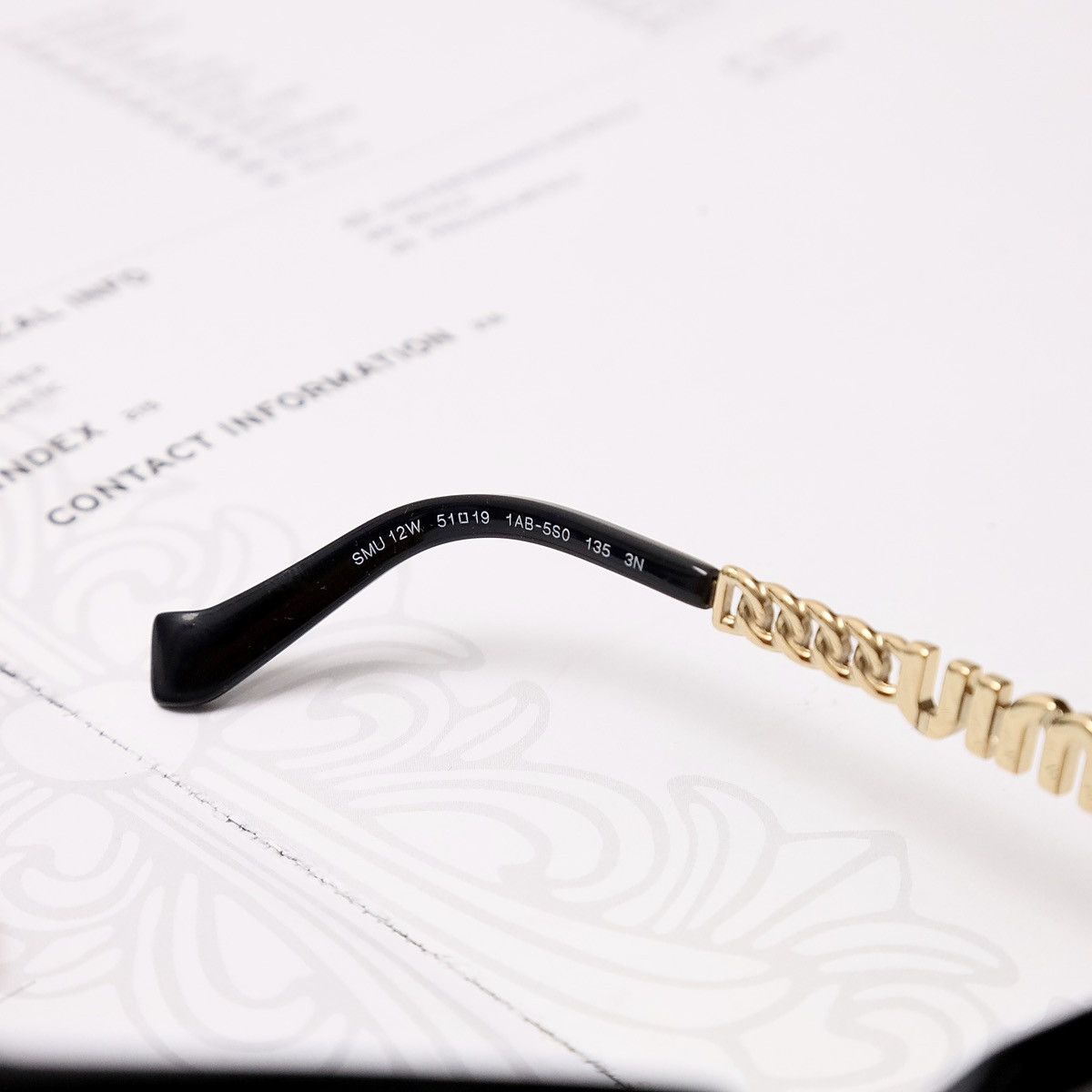 Miu Miu MIU MIU 0MU 12WS SUNGLASSES Size ONE SIZE - 4 Thumbnail