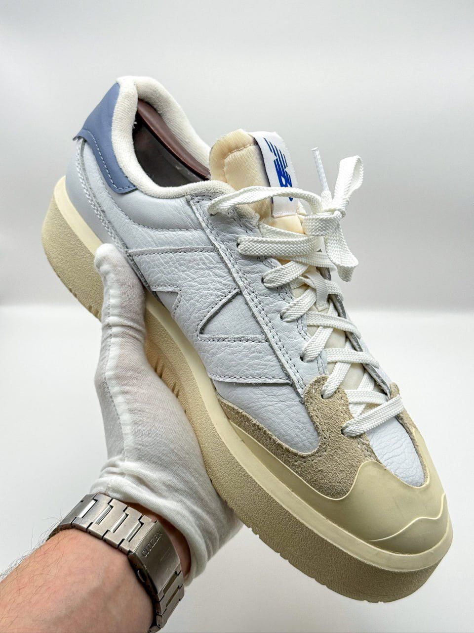 New Balance New Balance CT302 White/Cream Leather Sneakers Size US 8.5 / EU 41-42 - 6 Thumbnail