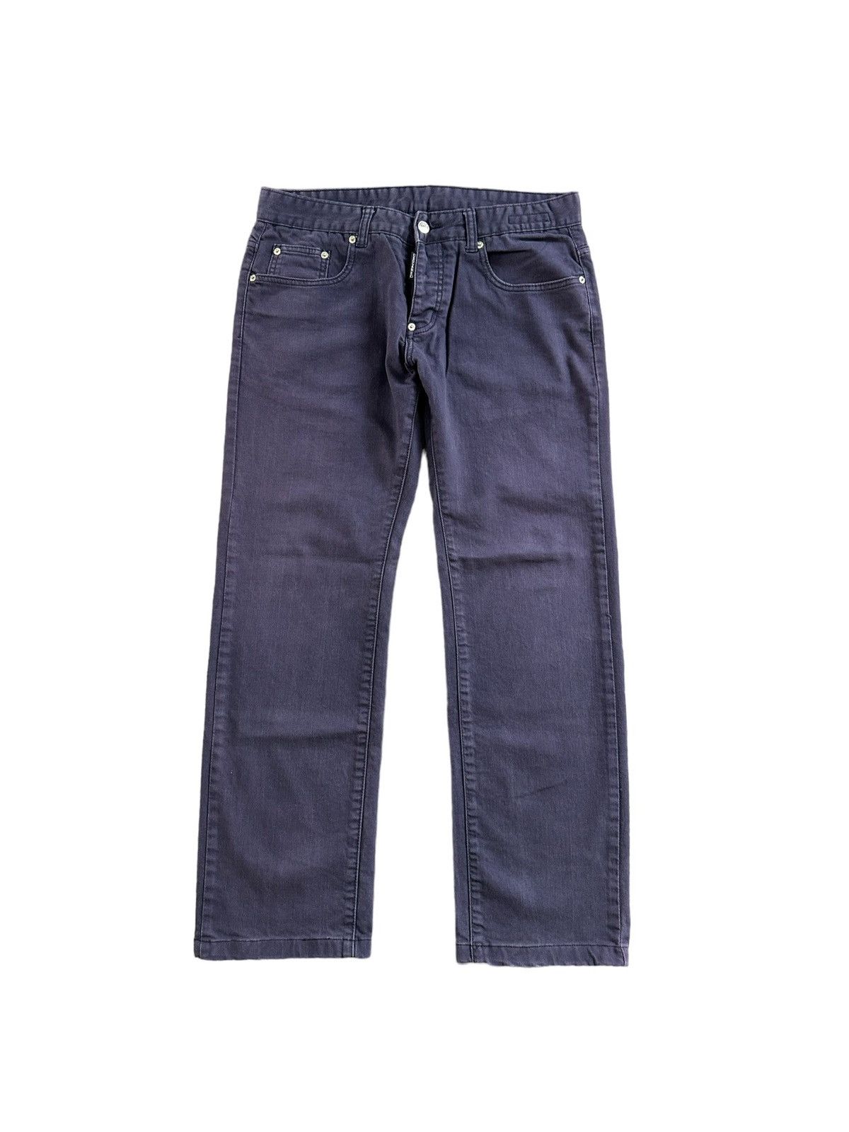 image of Avant Garde x Dsquared2 Ss09- Dsquared Italy 5 Pocket Denim in Blue Purple, Men's (Size 33)