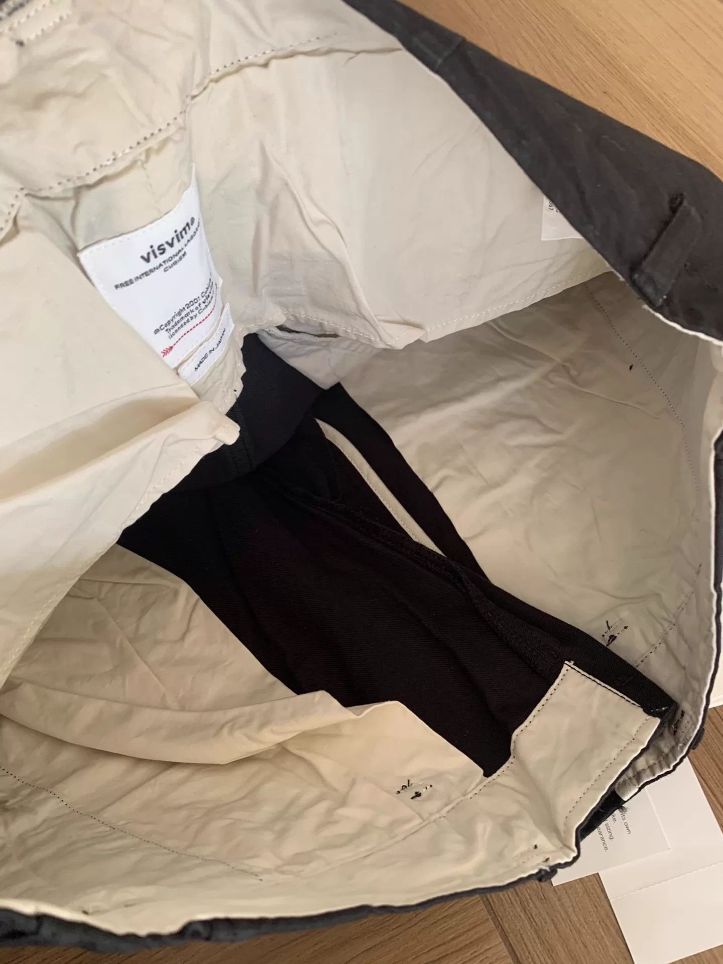 Visvim VISVIM EX WIDE CHINO PANTS 25SS Black Size 4 Size US 34 / EU 50 - 3 Thumbnail