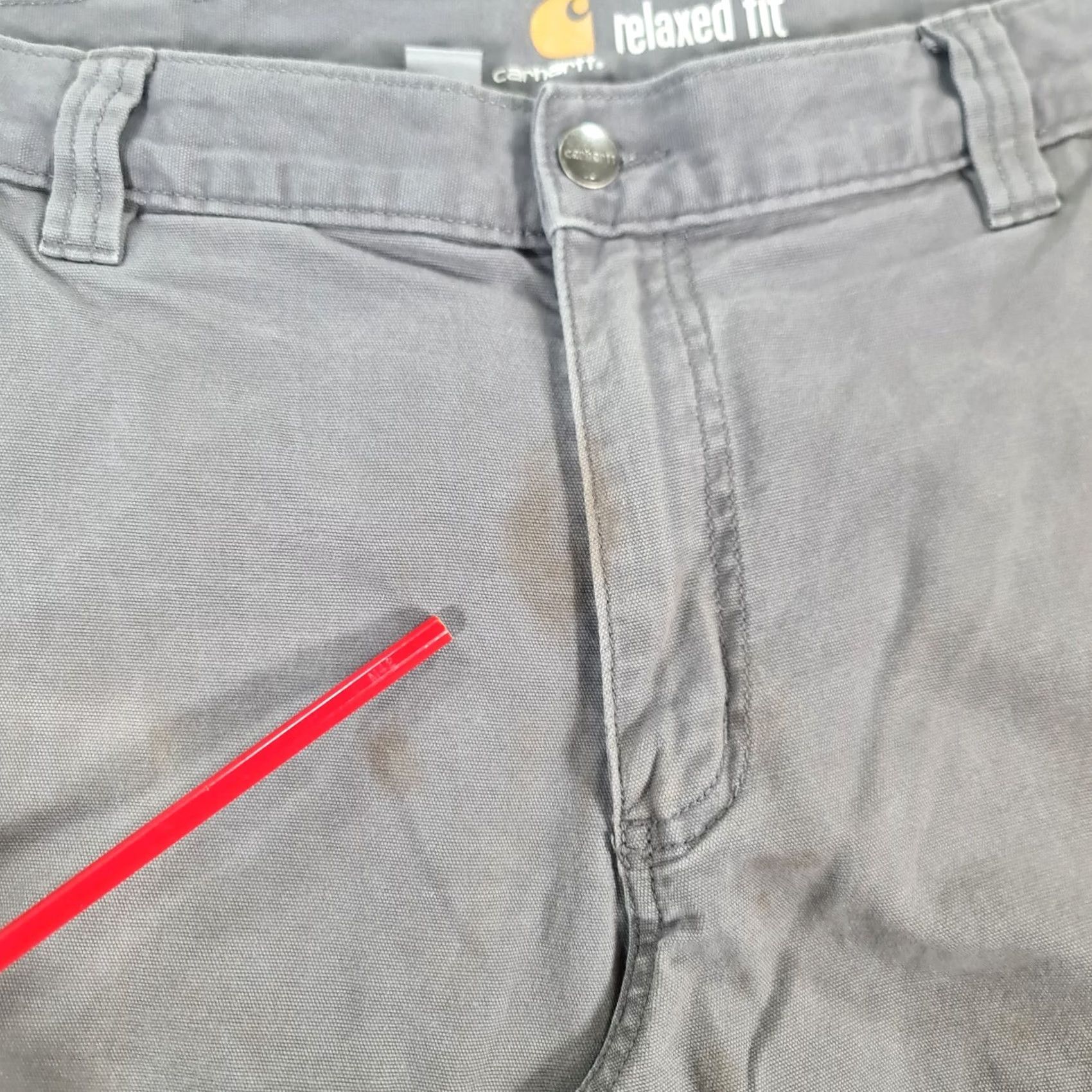 Carhartt Carhartt Pants Mens 36 Trousers Grey W36 L32 Relaxed Fit Flex Canvas Size US 36 / EU 52 - 6 Thumbnail