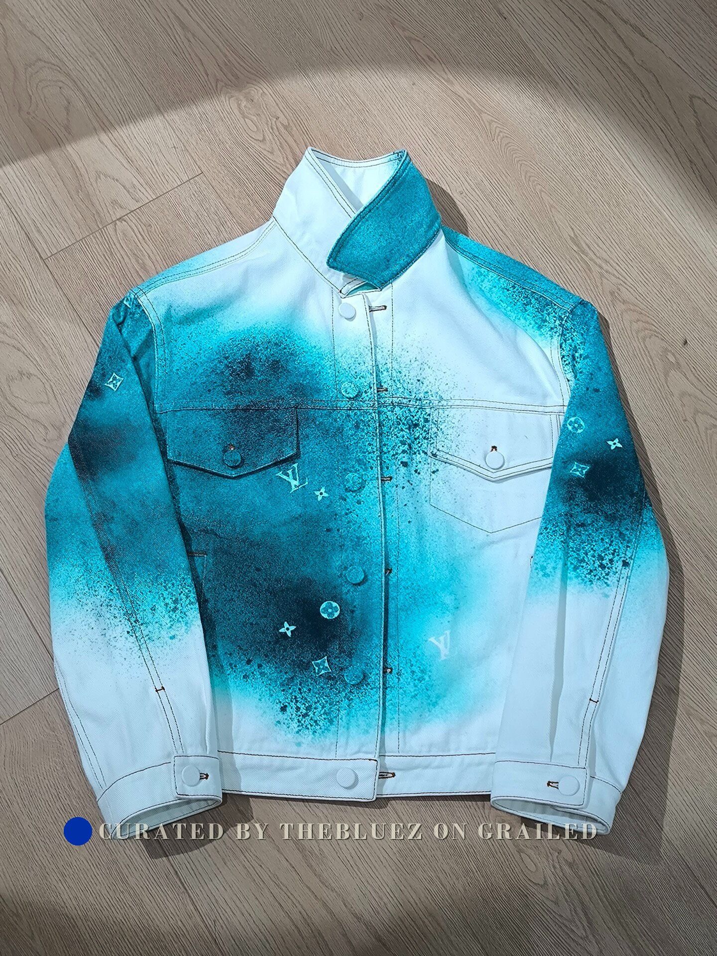 Louis Vuitton Louis Vuitton SS23 Starry Sky Denim Jacket Size US S / EU 44-46 / 1 - 1 Thumbnail