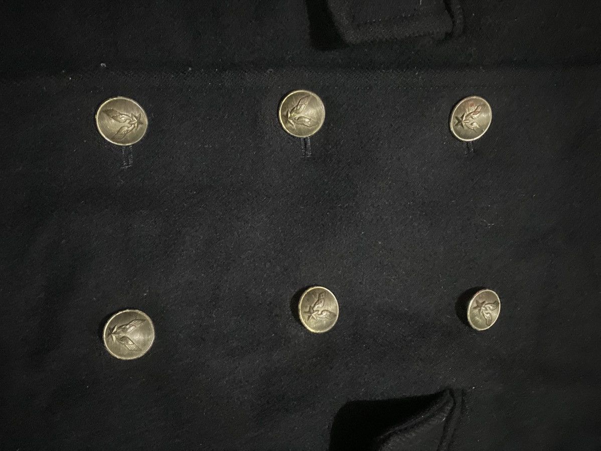 Isamu Katayama Backlash Acanthus Peacoat Double Breasted Wool Jacket Size M / US 6-8 / IT 42-44 - 10 Thumbnail