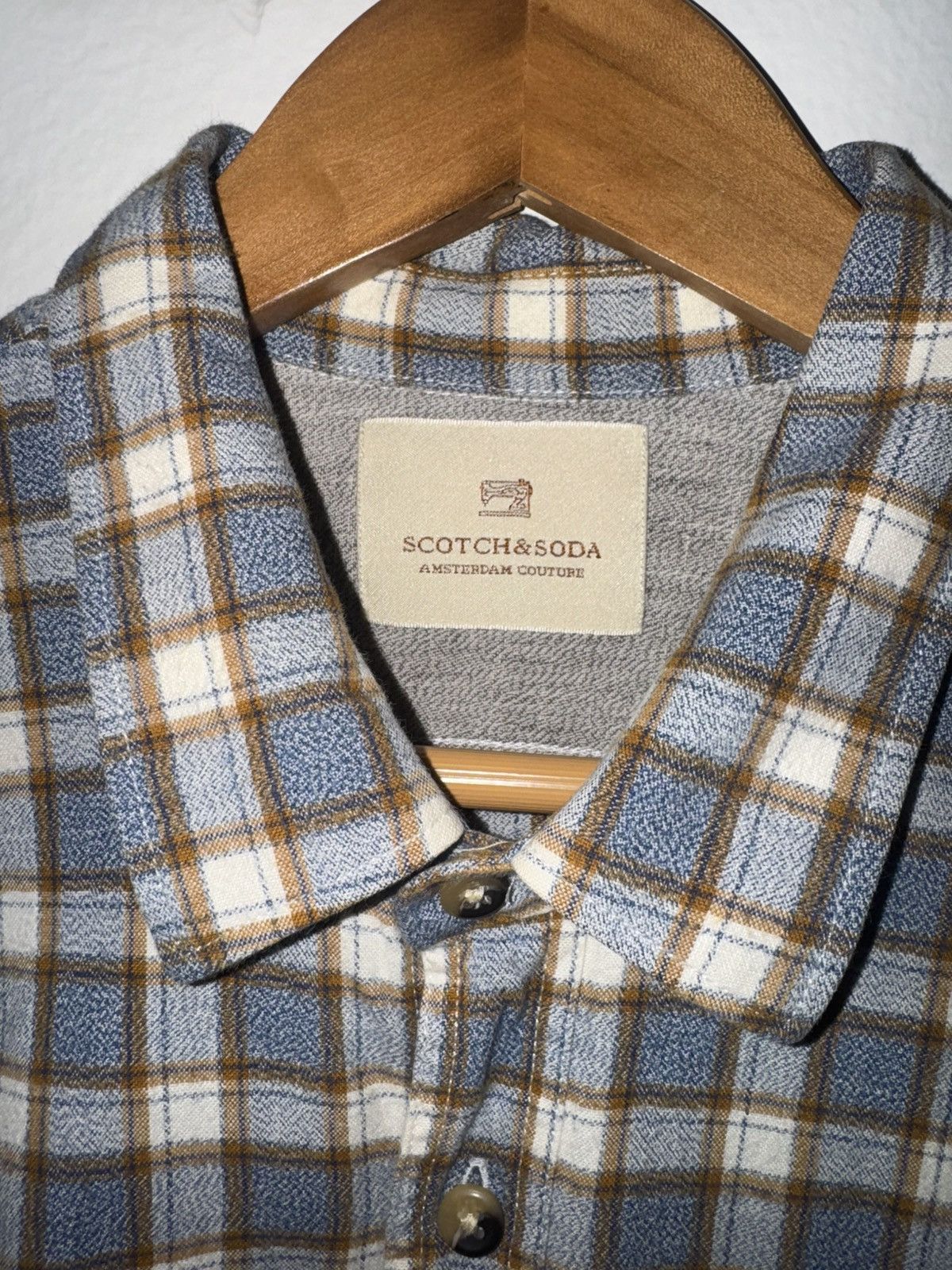Scotch & Soda Scotch & Soda Plaid Button Up Size US L / EU 52-54 / 3 - 3 Thumbnail