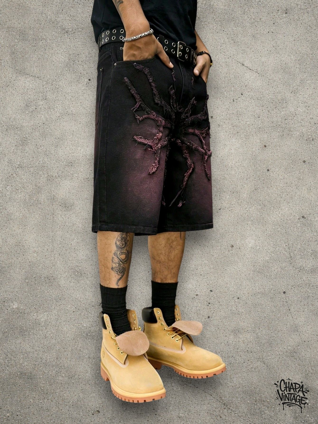Japanese Brand Opium Spider shorts Size US 32 / EU 48 - 3 Thumbnail