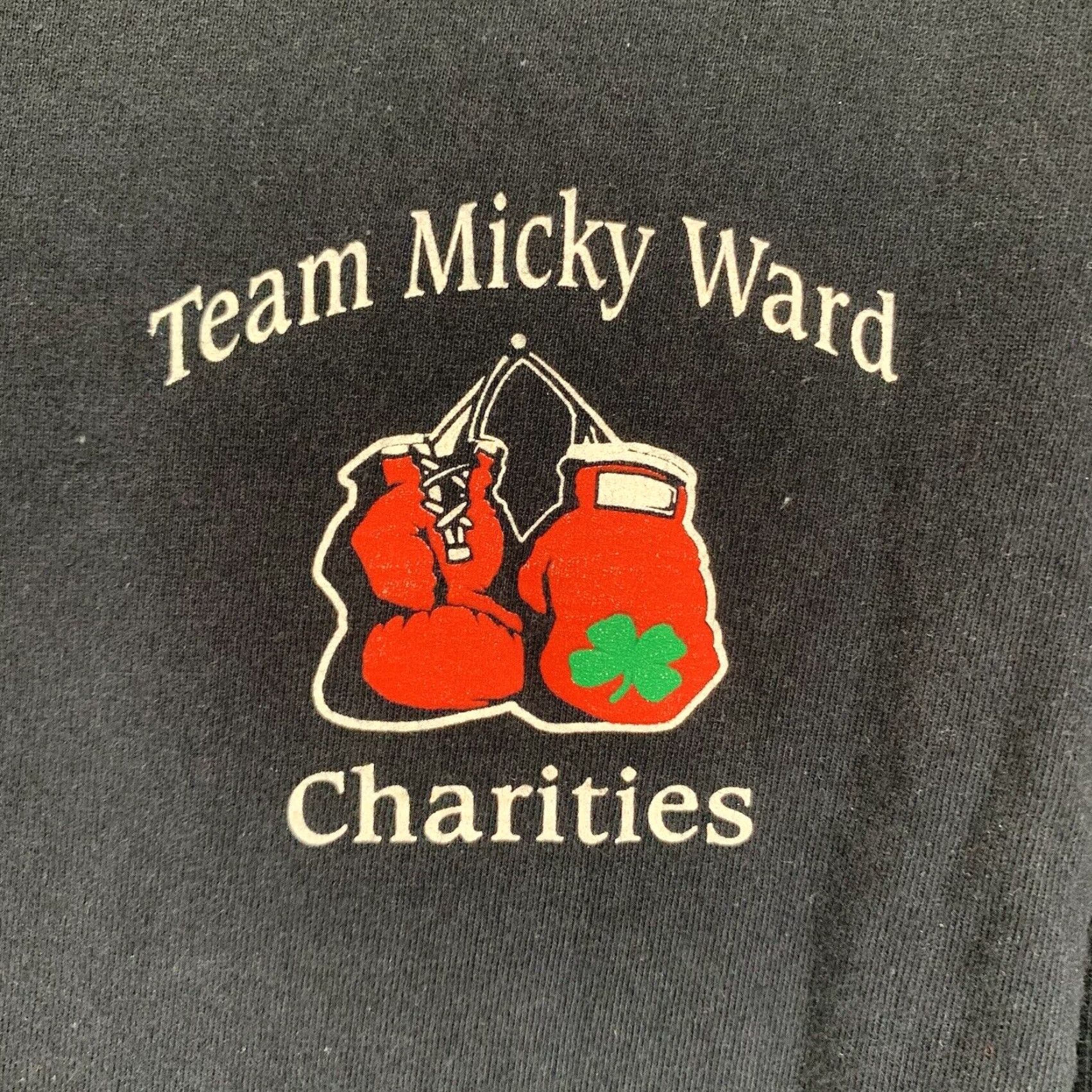 Port & Company VINTAGE Port & Company Mickey Ward Boxing Graphic T-Shirt Long Sleeve Adult Small Black Double-Sided Mens Size US S / EU 44-46 / 1 - 4 Thumbnail