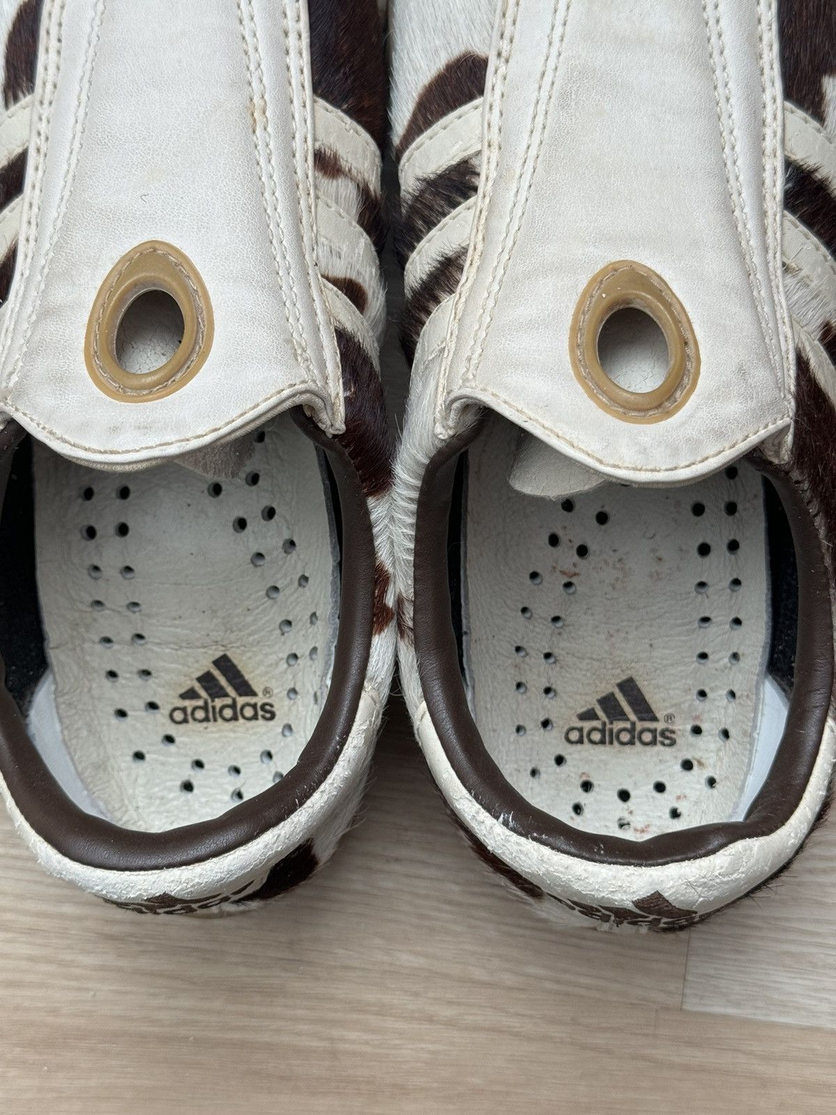 Y-3 Y3 Adidas 2003 Cowhide Design Pony Hair Slipon Mei Sneakers Size US 8 / IT 38 - 5 Thumbnail