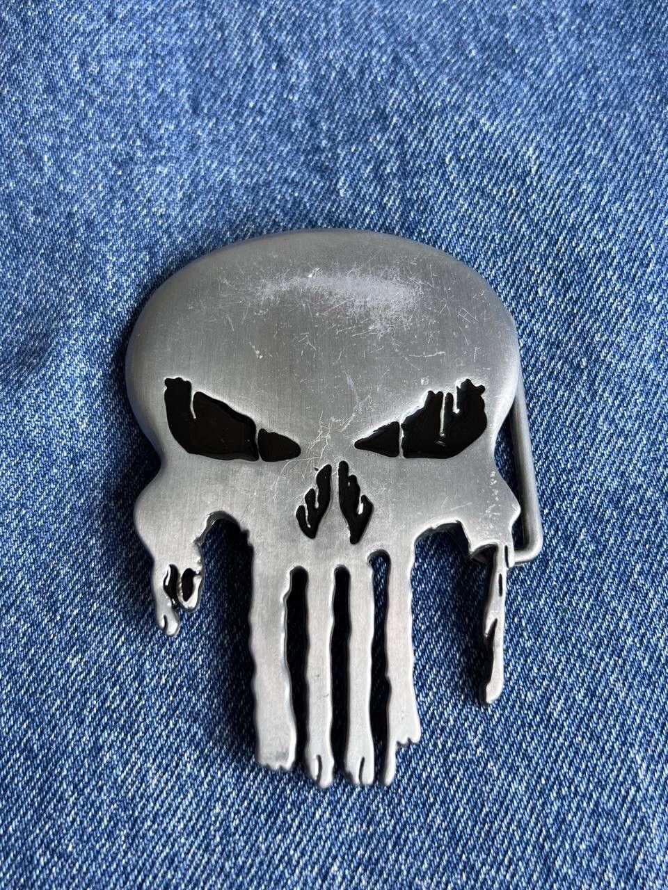 Designer × Other The punisher Belt Buckle Steel Metal vintage gray Size ONE SIZE - 1 Thumbnail
