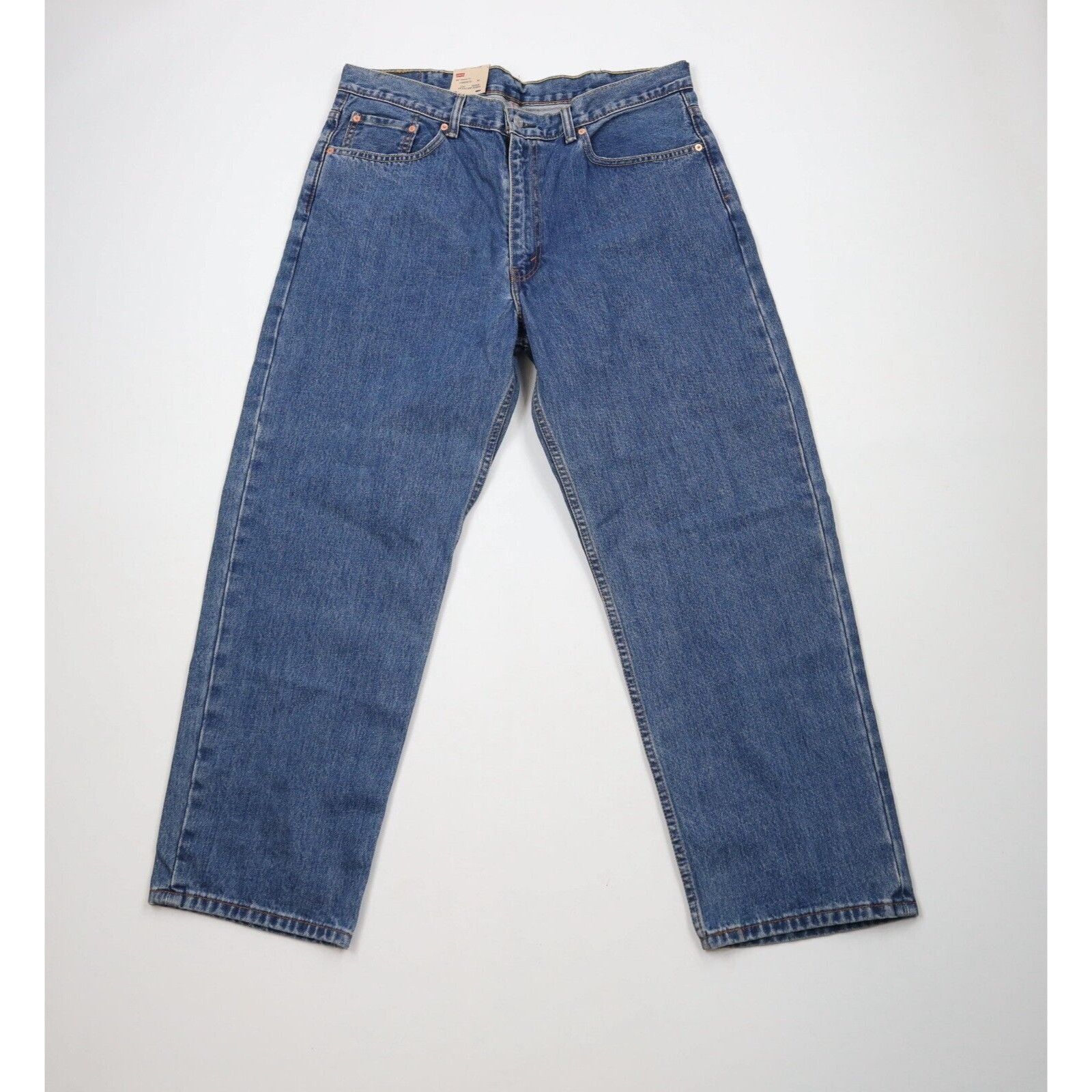 Levi's × Vintage Deadstock Vintage Y2K Levis 550 Relaxed Fit Tapered Jeans Size US 38 / EU 54 - 1 Thumbnail