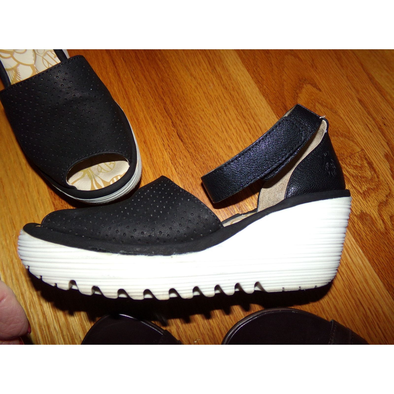 Fly London Fly London ankle strap wedge sandals 36 Excellent over $200 Size US 5.5 / IT 35.5 - 4 Thumbnail