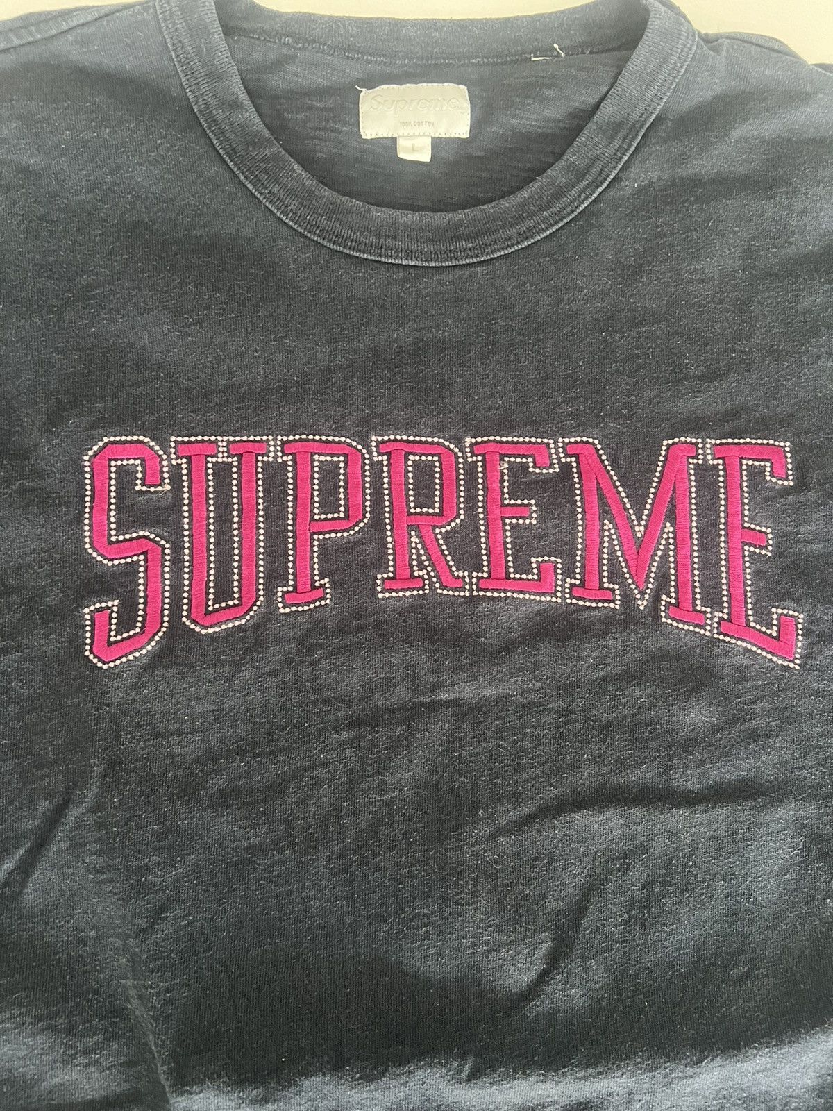 Supreme Supreme embroidered t shirt Size US L / EU 52-54 / 3 - 2 Thumbnail
