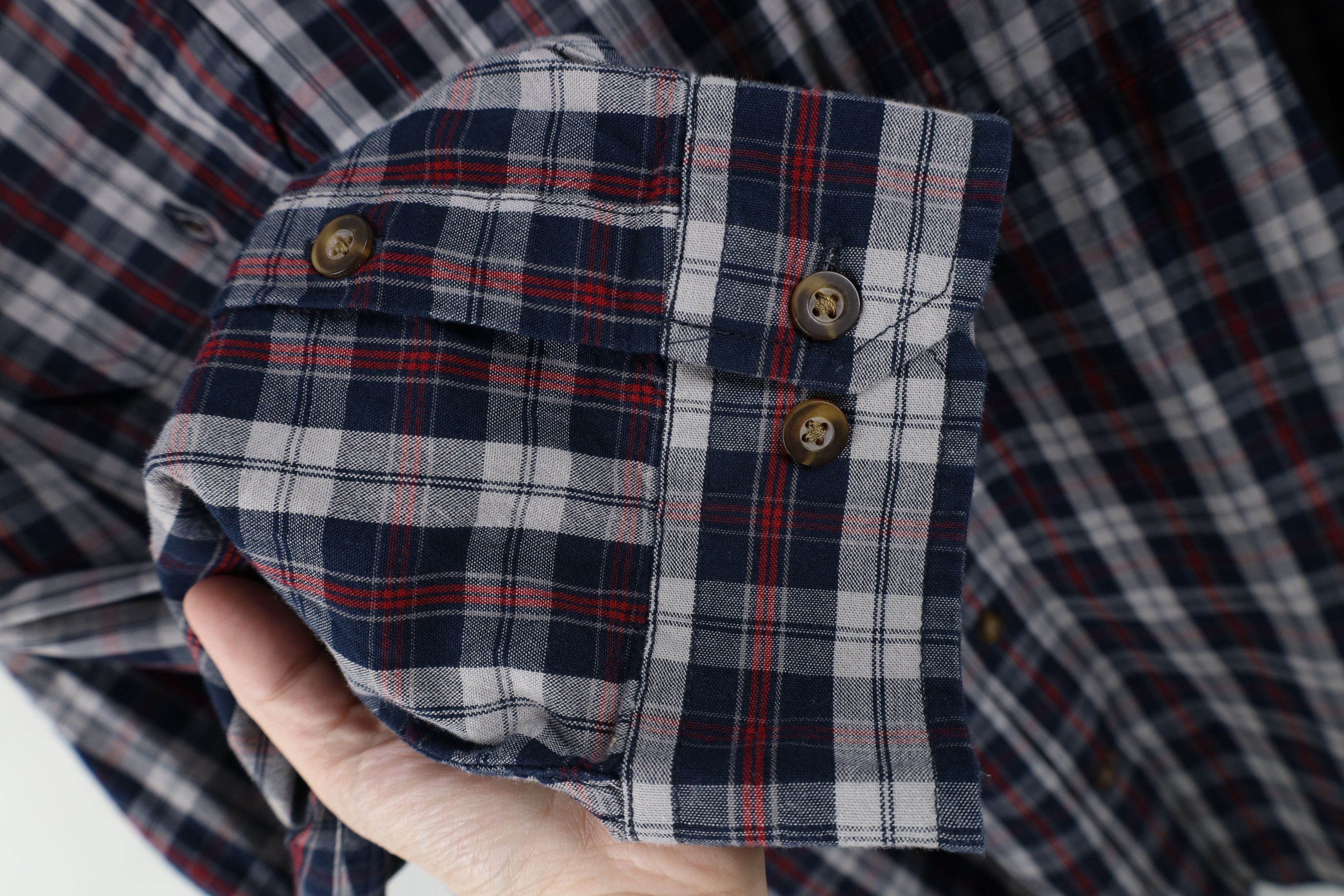 Carhartt Vintage Carhartt Fit Collared Button Down Shirt Plaid Size US XXL / EU 58 / 5 - 6 Thumbnail