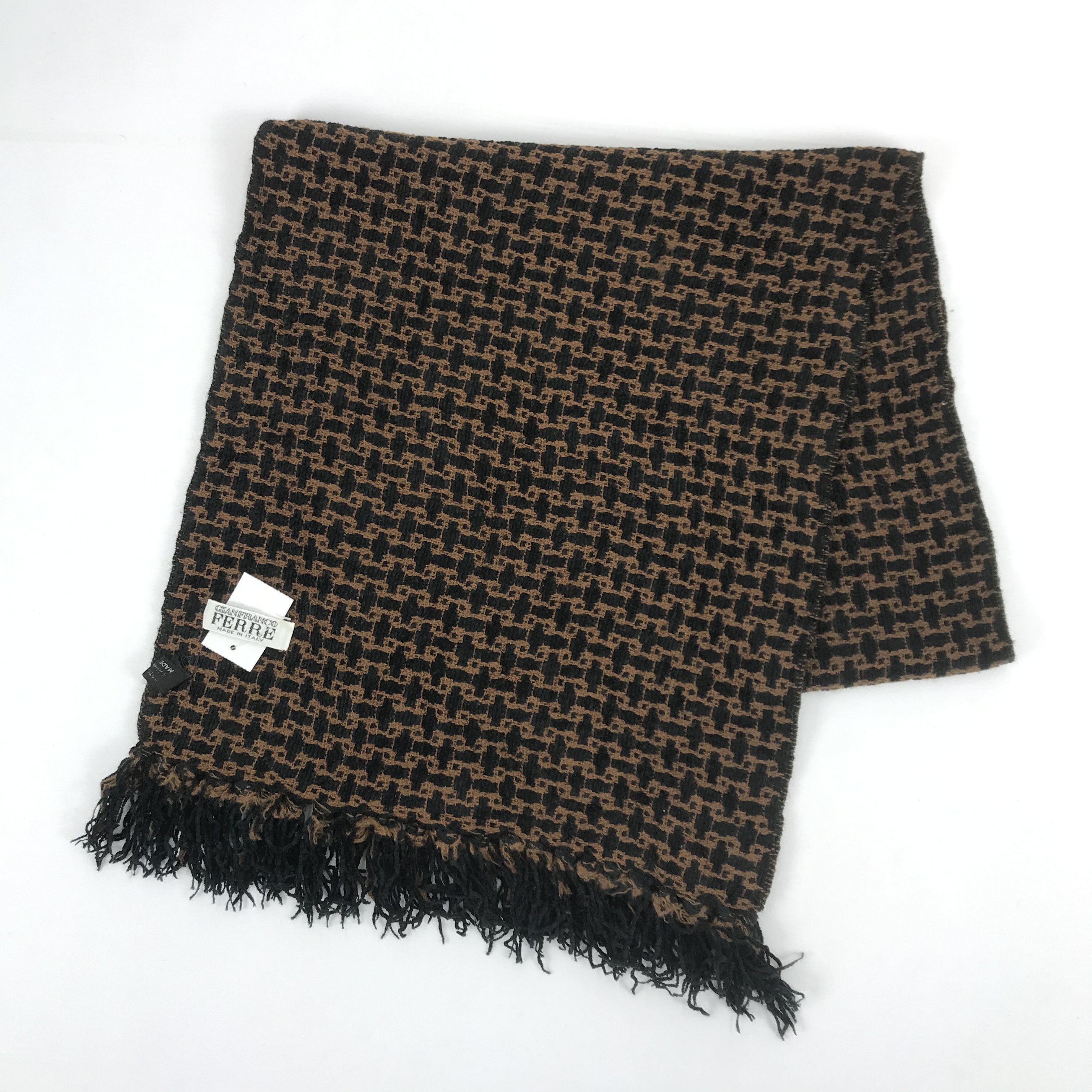 Gianfranco Ferre Gianfranco Ferre Scarf Muffler Wool Cashmere Scarves Size ONE SIZE - 2 Thumbnail