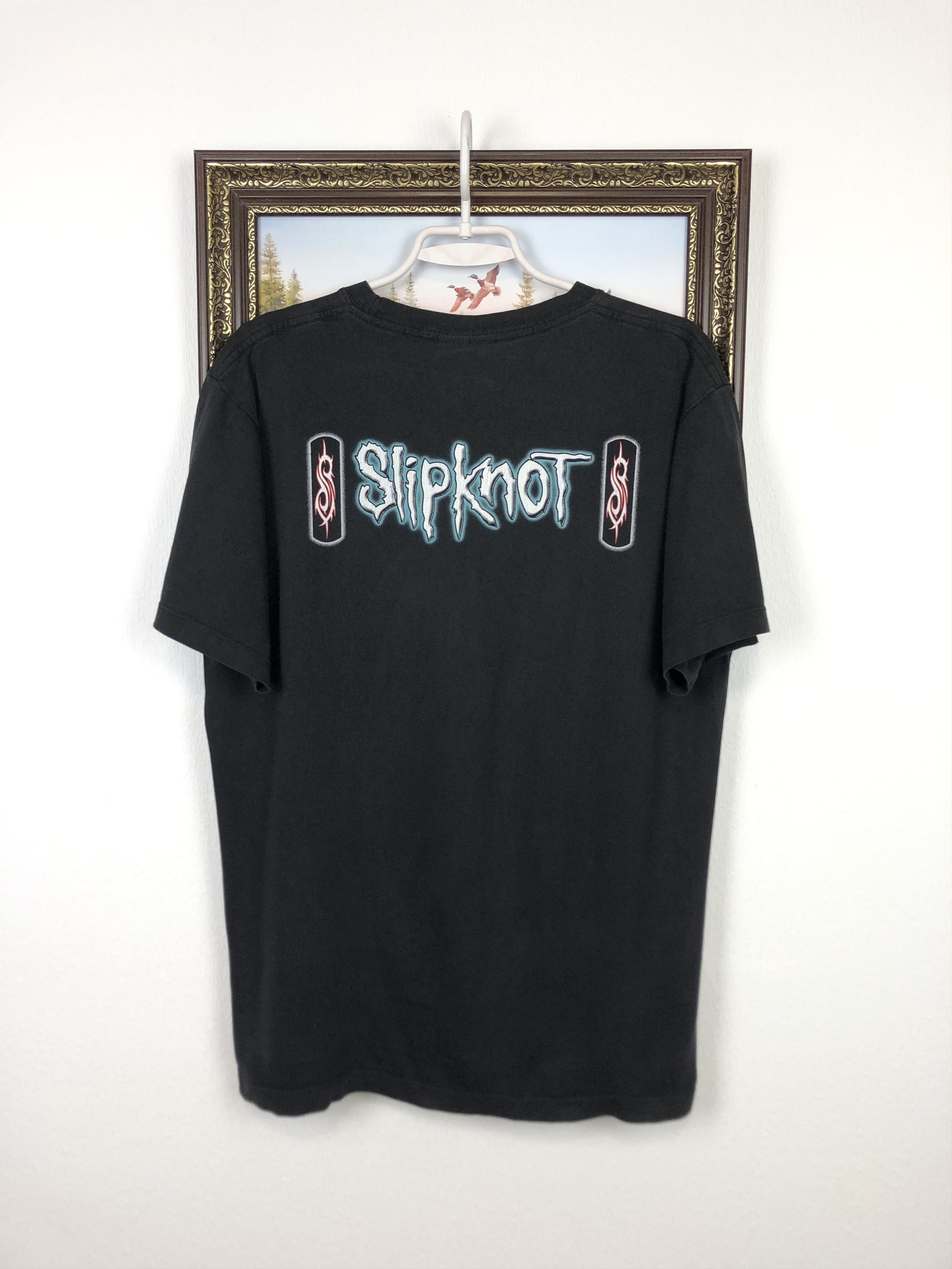 Band Tees Vintage Slipknot Iowa Band Shirt Over Print Tee Mens Black Size US M / EU 48-50 / 2 - 7 Thumbnail