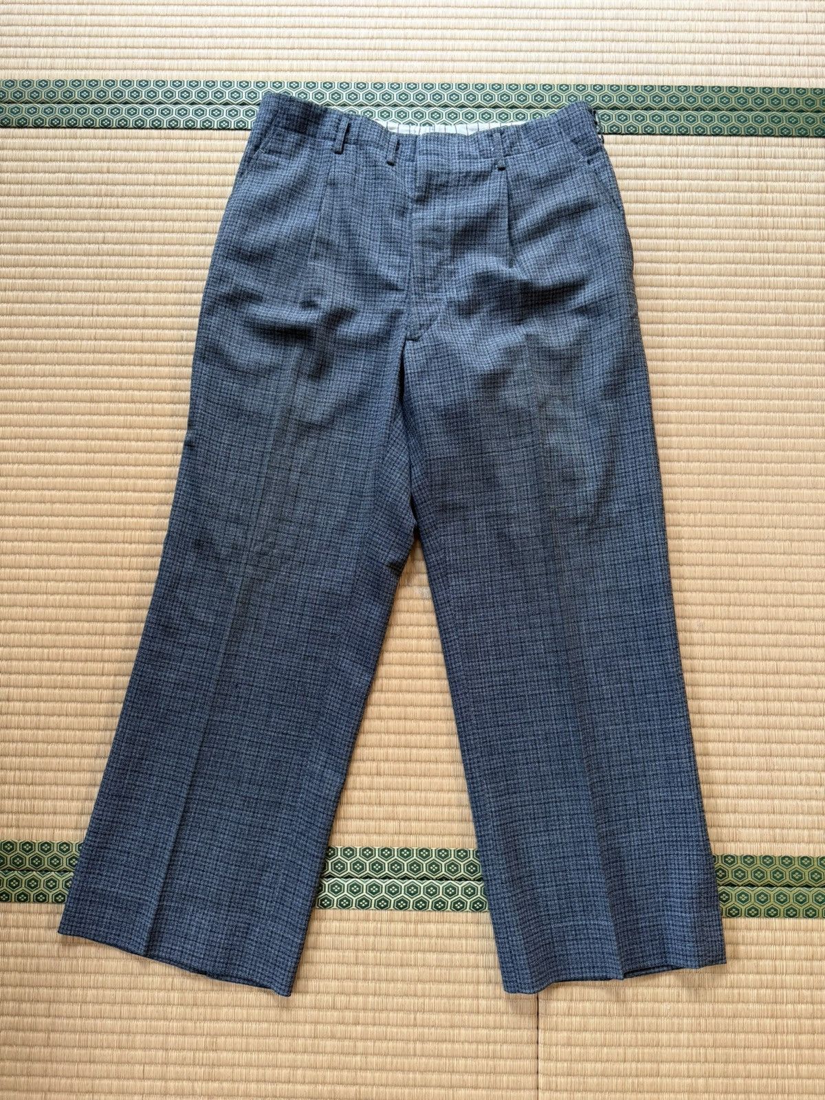 Other Spring&Summer Vintage ALL Wool Slacks –NIKKE REFINETEX Size US 31 - 2 Thumbnail