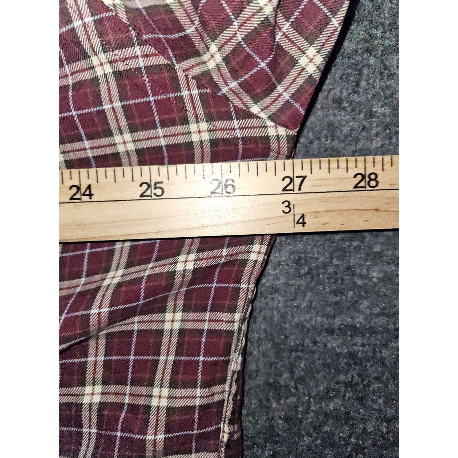 Faconnable VINTAGE Façonnable Button-Down Shirt Mens 2XL Red Plaid Long Sleeve Cotton USA Shirt Size US XXL / EU 58 / 5 - 4 Thumbnail