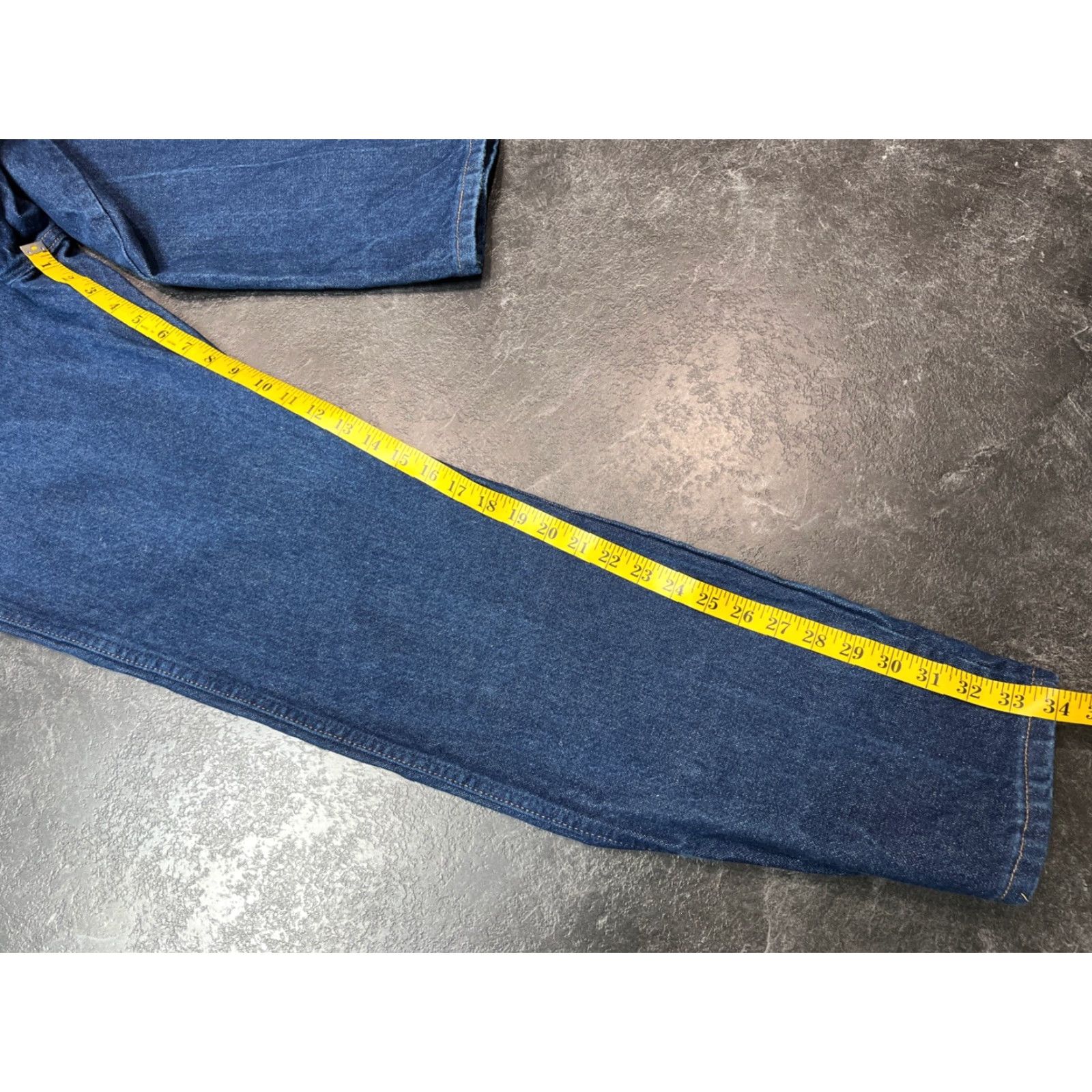 Wrangler VINTAGE Wrangler Jeans Men's 34x33 Western Denim Pants Blue 13MWZ Cowboy 90s Fit Size US 34 / EU 50 - 4 Thumbnail