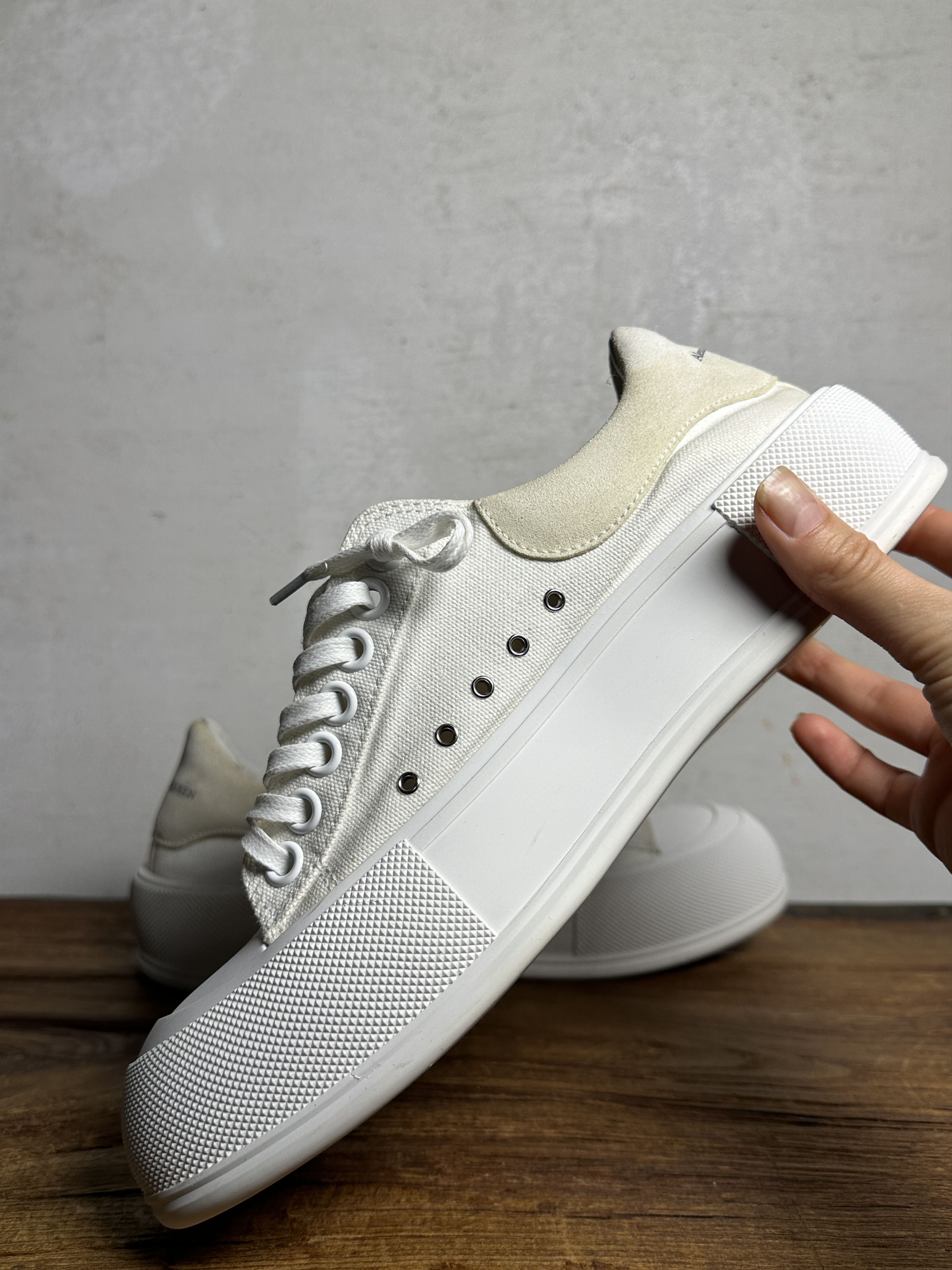 Alexander McQueen Alexander McQueen Deck Plimsoll Sneakers Size US 10 / IT 40 - 10 Thumbnail
