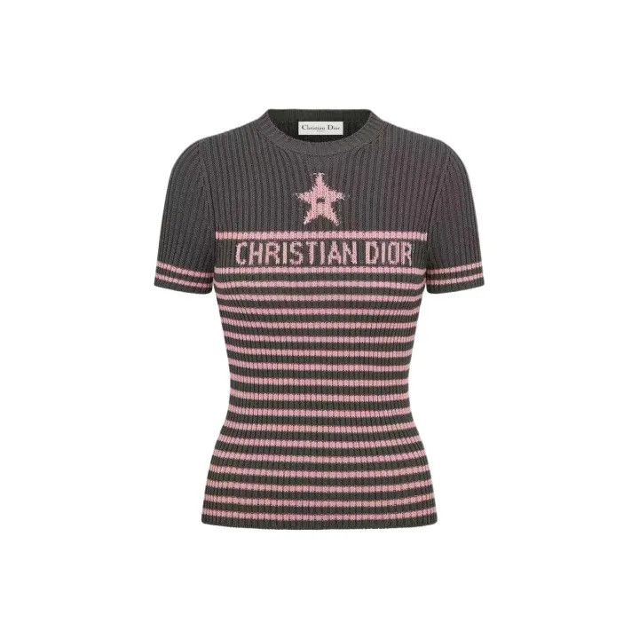 Dior Dior Color Block Stripe Knit Top for Women 0079 Size S / US 4 / IT 40 - 1 Thumbnail