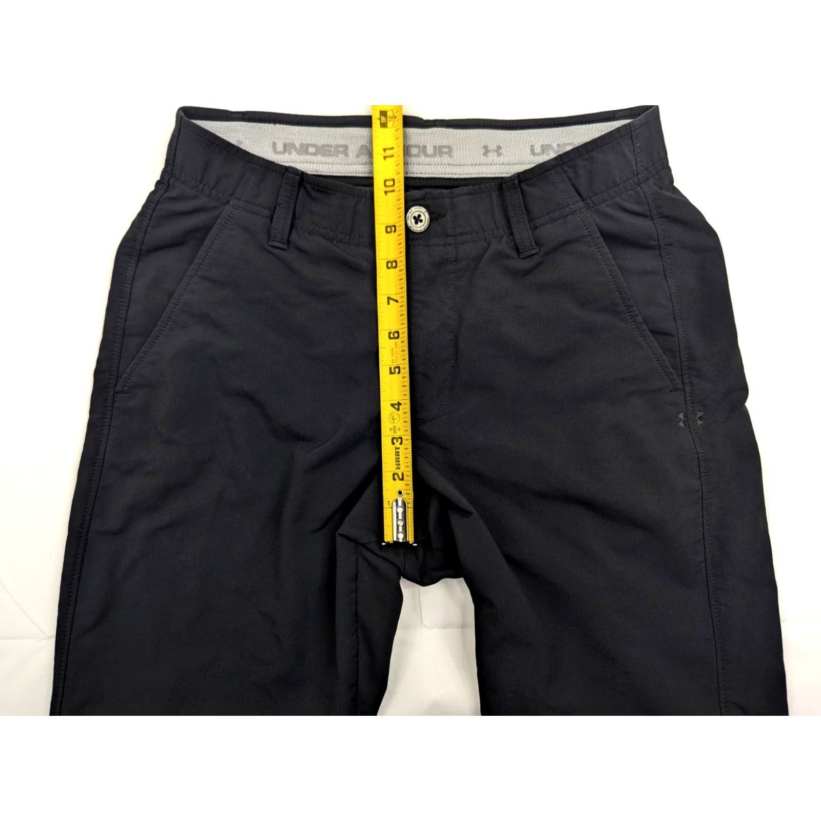 Under Armour Under Armour Match Play Pants Men 29x29.5 Black Chino Knit Regular Inseam 29.5" Nylon Polyester Size US 29 - 5 Thumbnail