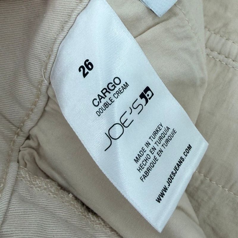 Joe's NWT Joe's The Precious Double Cream Pleated Cargo Pants Size 26" / US 2 / IT 38 - 4 Thumbnail