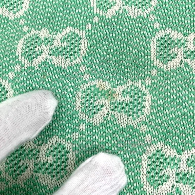 Gucci Gucci Green logo jacquard full-print cotton round-neck sho Size M / US 6-8 / IT 42-44 - 8 Thumbnail
