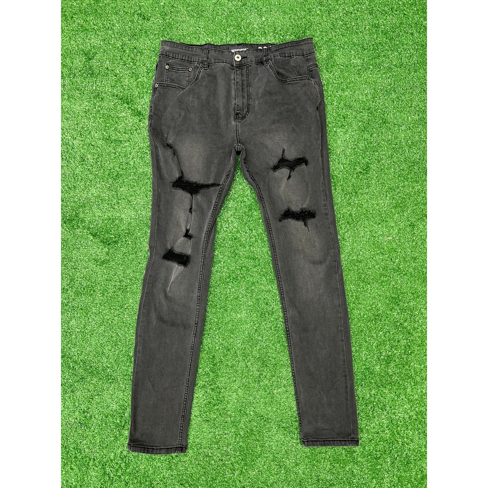 SERENEDE Serenede Rome Jeans Size 30 Black Wash | Grailed