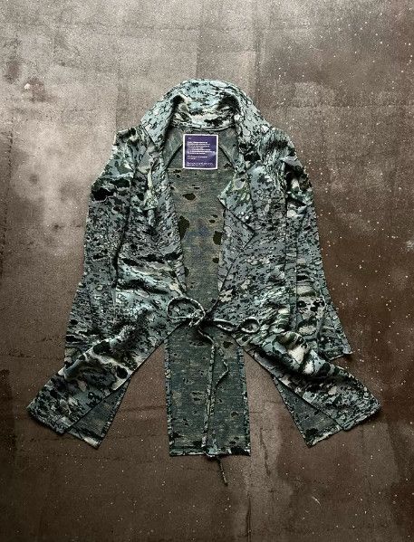 Beauty Beast Beauty:Beast 1990s Psychedelic Print Cardigan Size M / US 6-8 / IT 42-44 - 3 Thumbnail