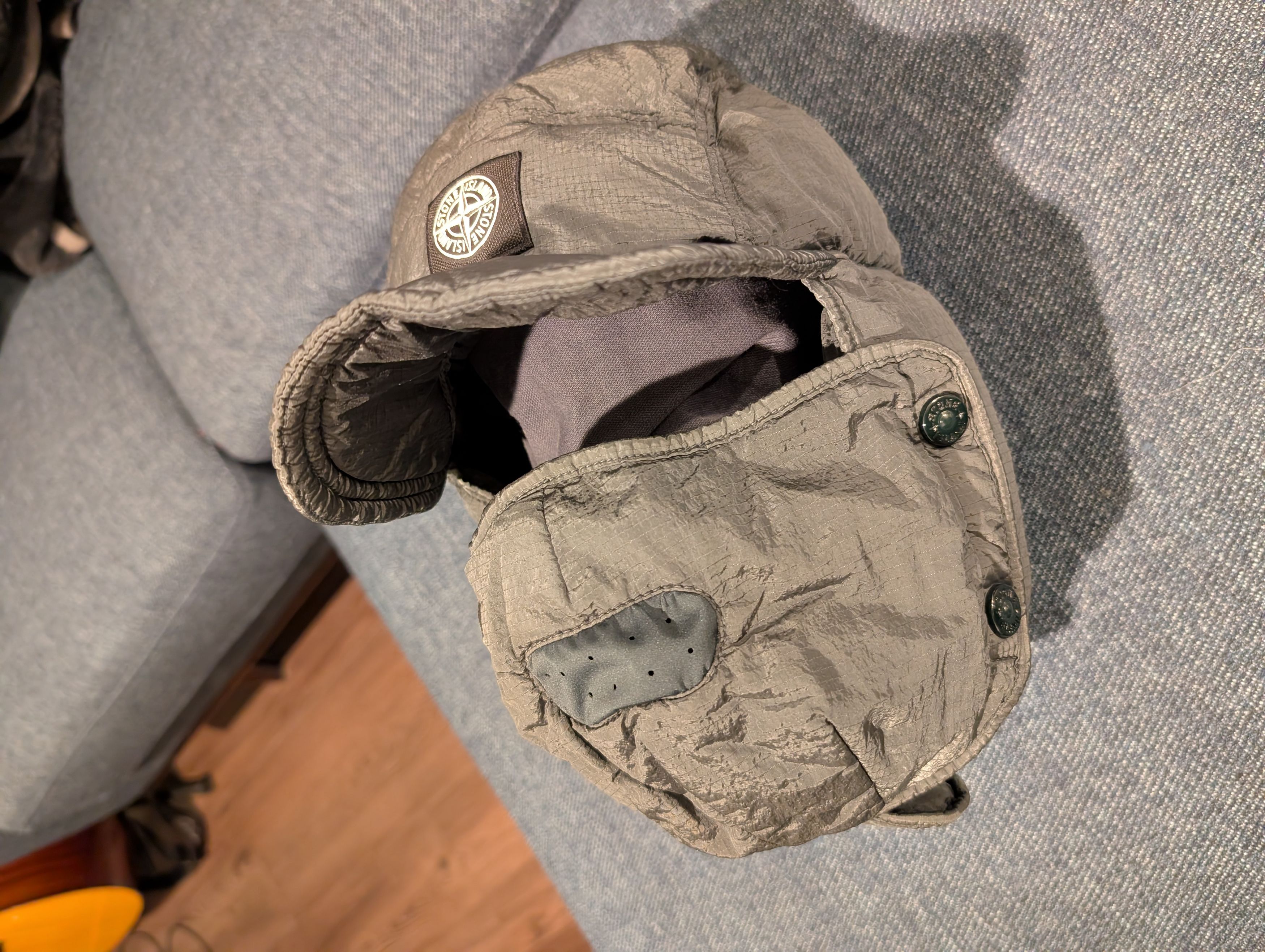 Stone Island Stone Island Nylon Metal Watro Down Hat with Mask - Large Size ONE SIZE - 1 Thumbnail