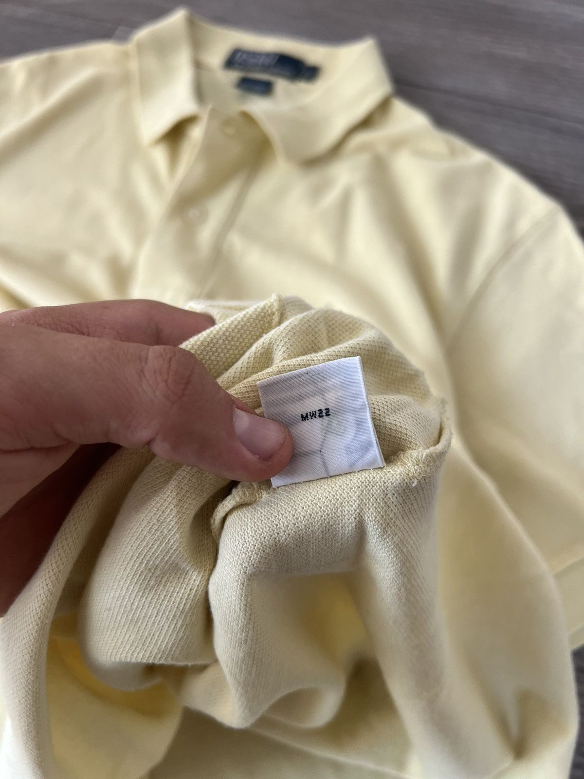 Designer × Polo Ralph Lauren ‼️Vintage Polo Ralph Lauren RRL Yellow Archival Casual Polo‼️ Size US S / EU 44-46 / 1 - 16 Thumbnail