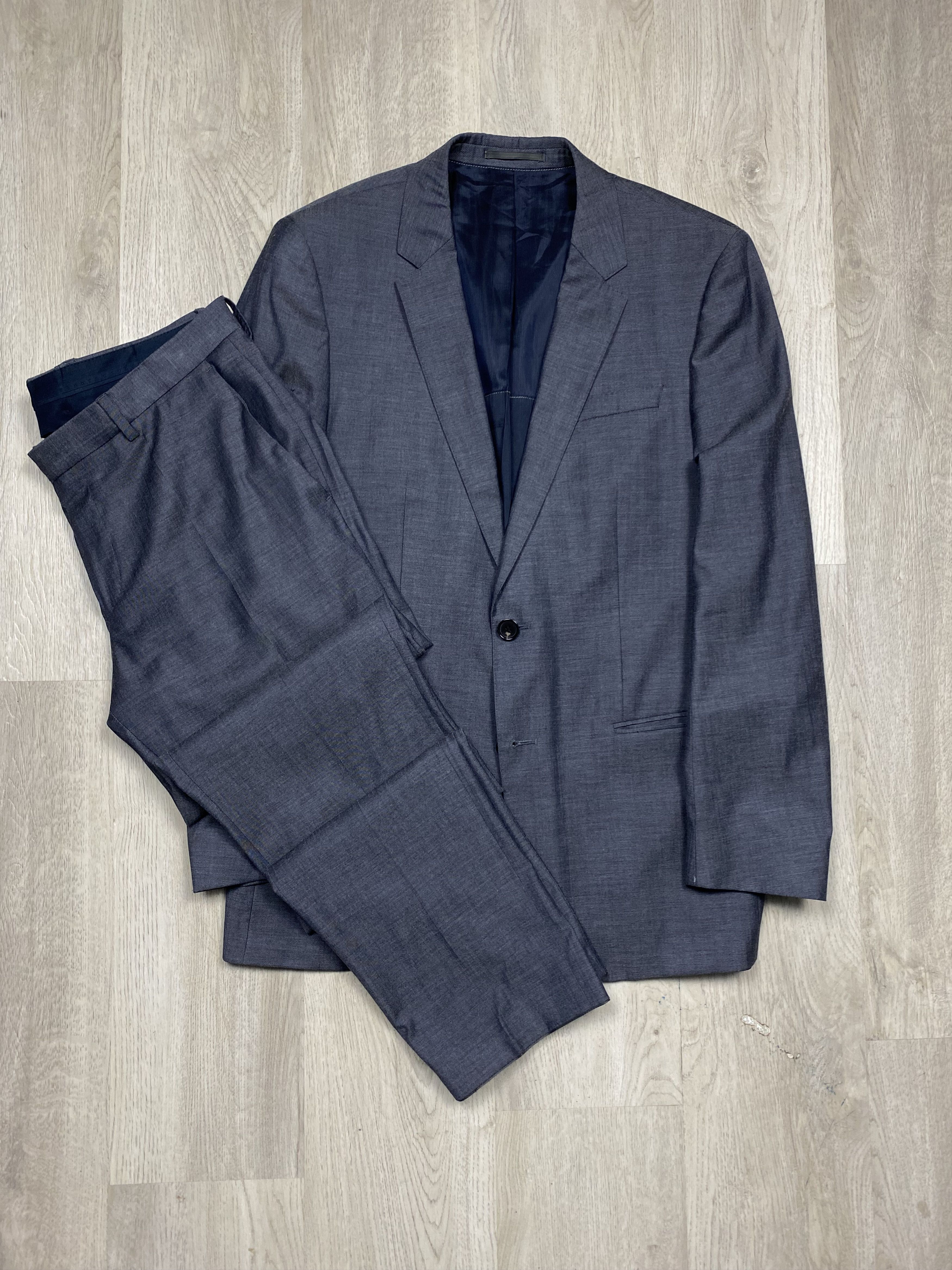 Hugo Boss Hugo Boss Vintage Mens Wool Suit 2 Buttons Blazer + Pants Size 40R - 1 Thumbnail