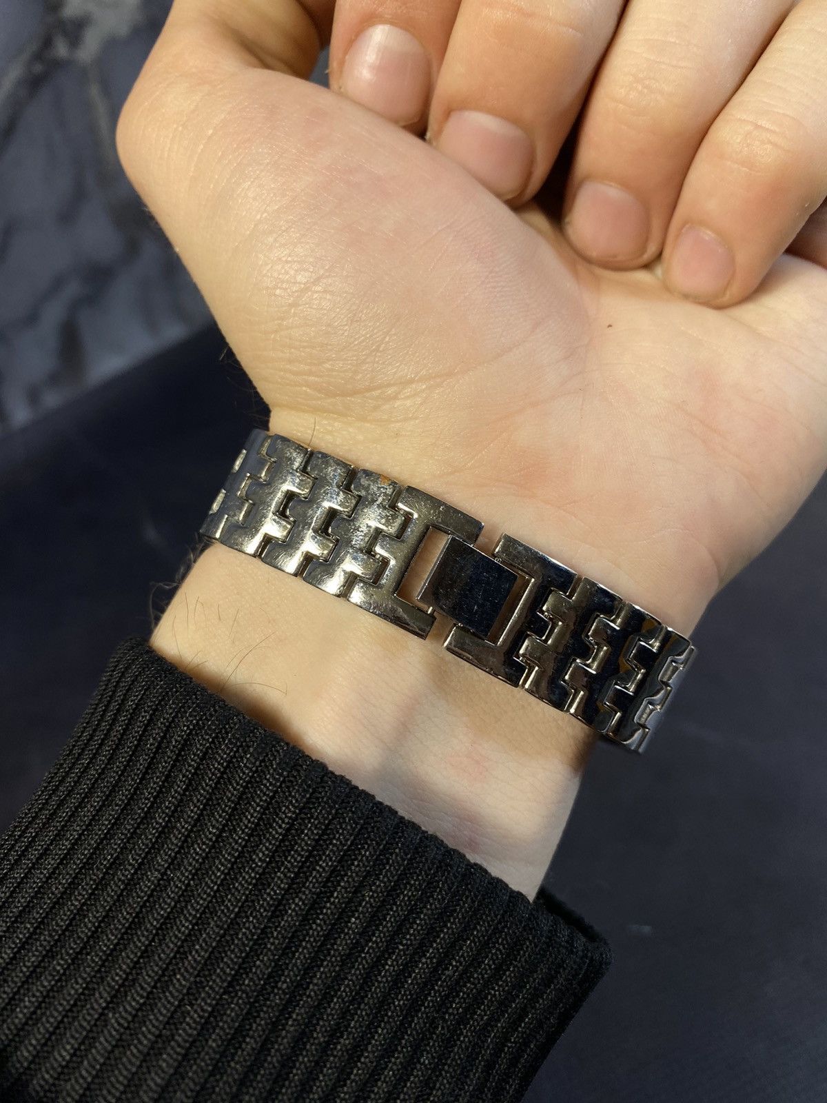 Jewelry × Vintage Elegant WIT Quartz Steel Bangle Watch Japanese Brand Size ONE SIZE - 3 Thumbnail