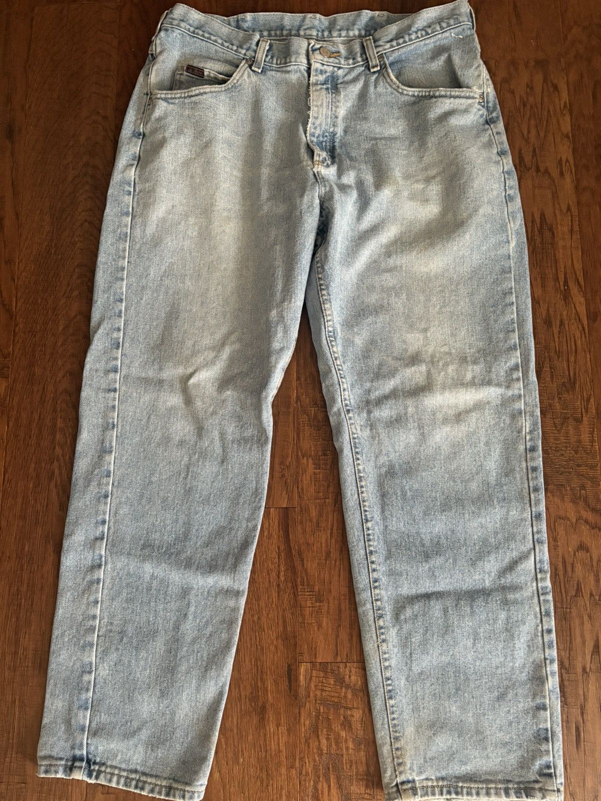 Vintage BAGGY LIGHT BLUE VINTAGE DENIM Size US 36 / EU 52 - 1 Thumbnail
