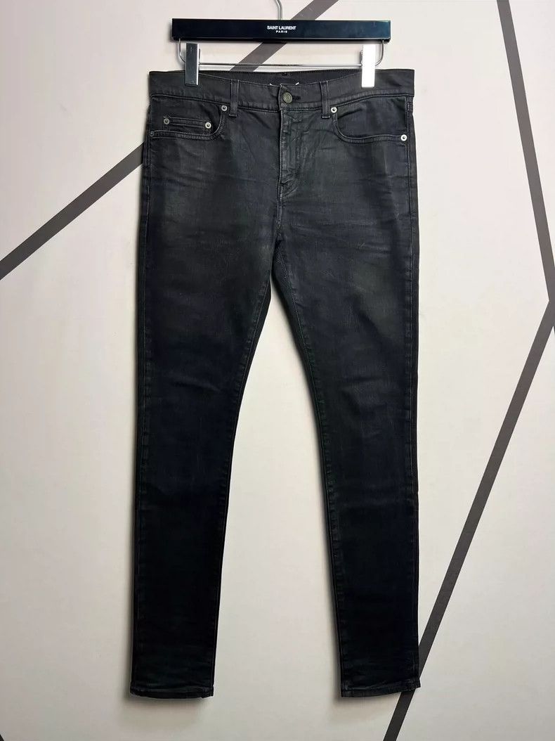 Saint Laurent Paris Saint Laurent Black Denim Pants Size 32- DMC Size US 32 / EU 48 - 1 Thumbnail