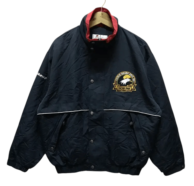 Japanese Brand Vintage Keirin Grand Prix 02 Tachikawa Jackets Size US L / EU 52-54 / 3 - 1 Thumbnail