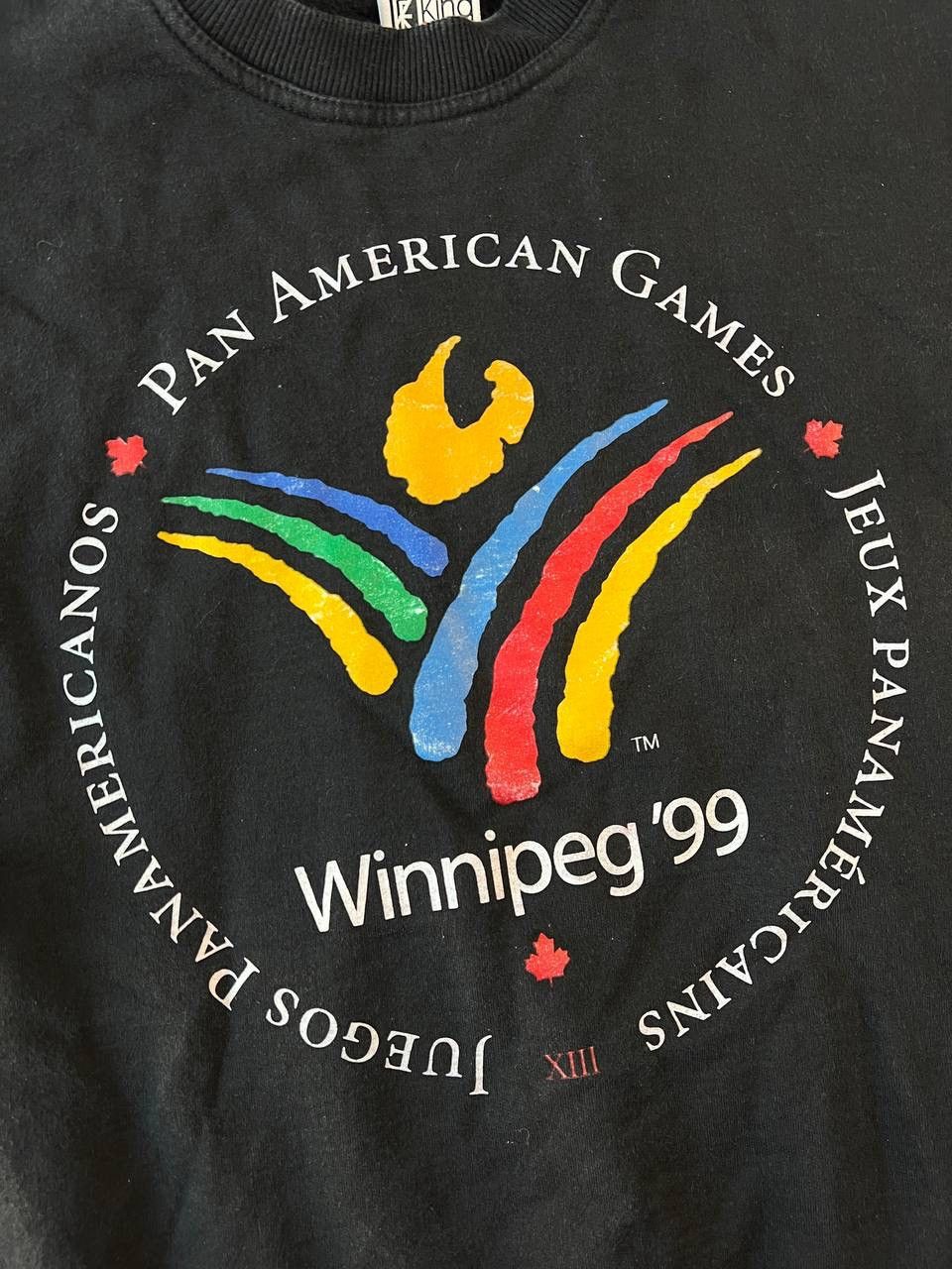 King Vintage 1999 Pan American Games Winnipeg Sweatshirt M Size Size US M / EU 48-50 / 2 - 2 Thumbnail