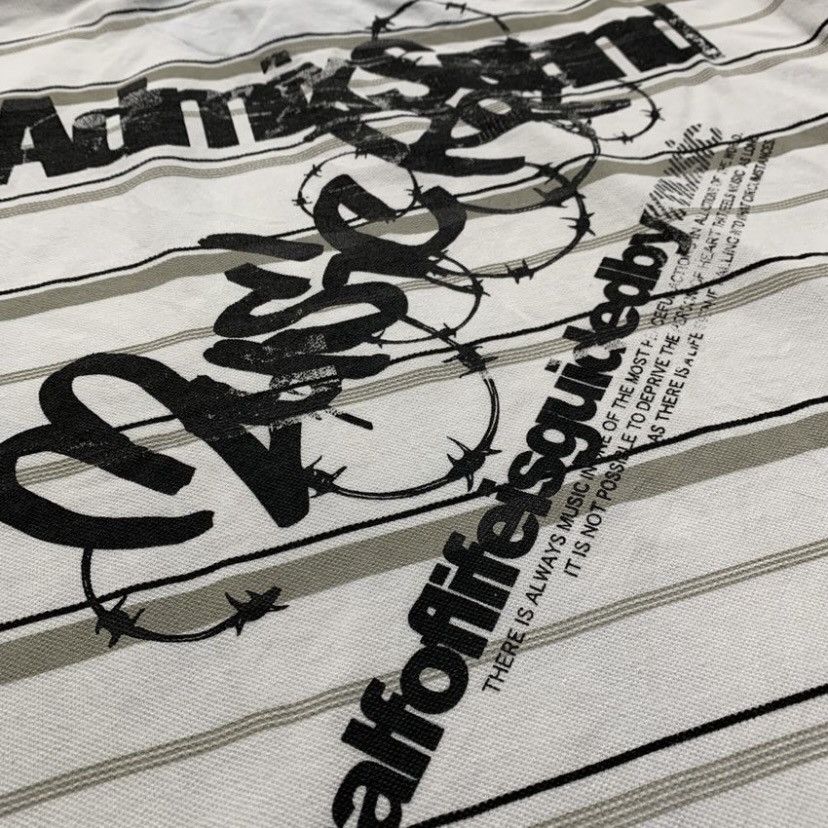 Japanese Brand 2000s BEAUMONT CARR POEM STRIPE IFSIX LGB V-KEII LGB STYLE Size US XXL / EU 58 / 5 - 8 Thumbnail
