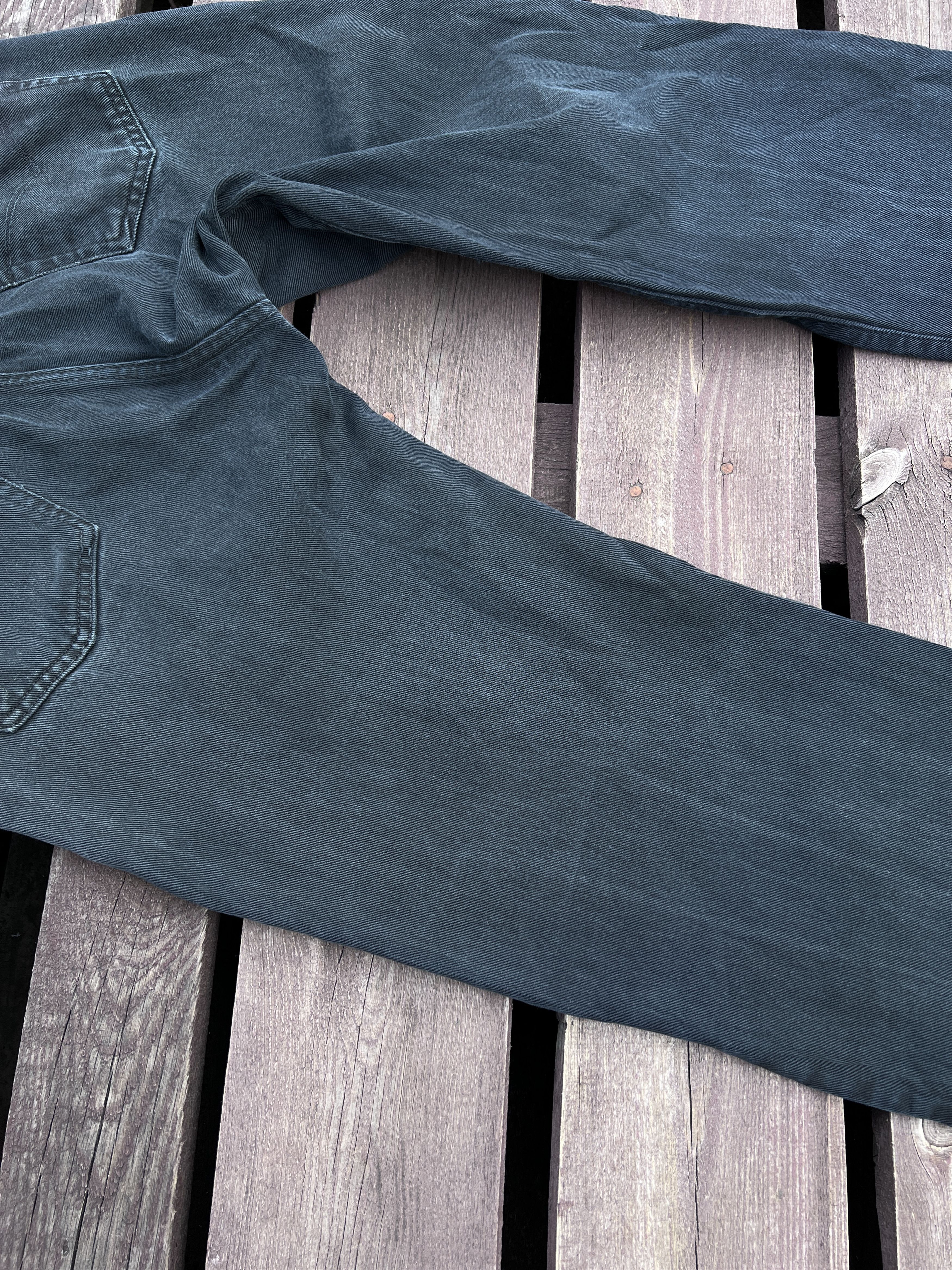 Versace Versace Vintage 90s Washed Black Denim Jeans Size US 34 / EU 50 - 5 Thumbnail