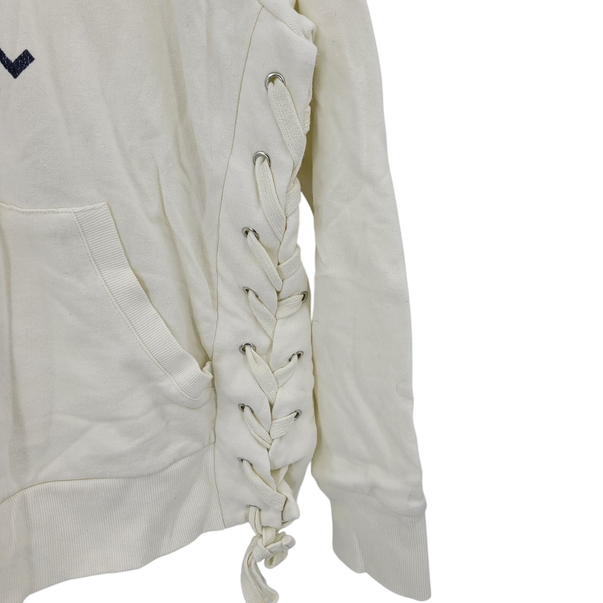 Other New England Patriots XL Hoodie White Grommet Lace Up Detail Size XL / US 12-14 / IT 48-50 - 7 Thumbnail