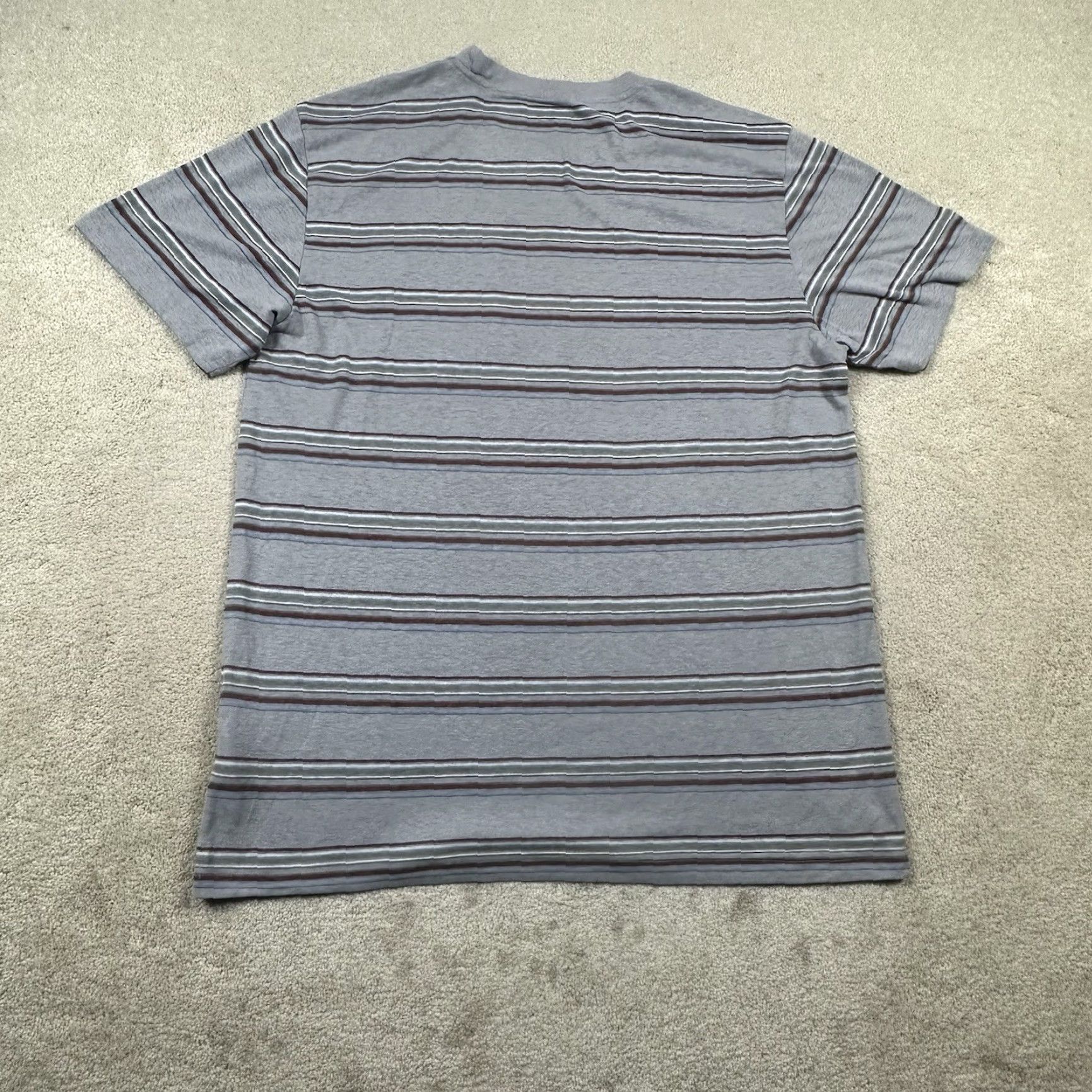 Prana Prana T Shirt Mens Large Gray Striped Outdoor Hiking Hemp Blend Shirt Mens Large Gray Striped Outdoor Hiking Hemp Blend Size US L / EU 52-54 / 3 - 2 Thumbnail