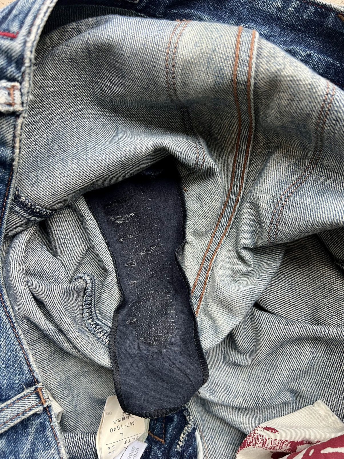 Marithe + Francois Girbaud Vintage MFG Distressed Low Rise Flared Jeans Size US 36 / EU 52 - 23 Thumbnail