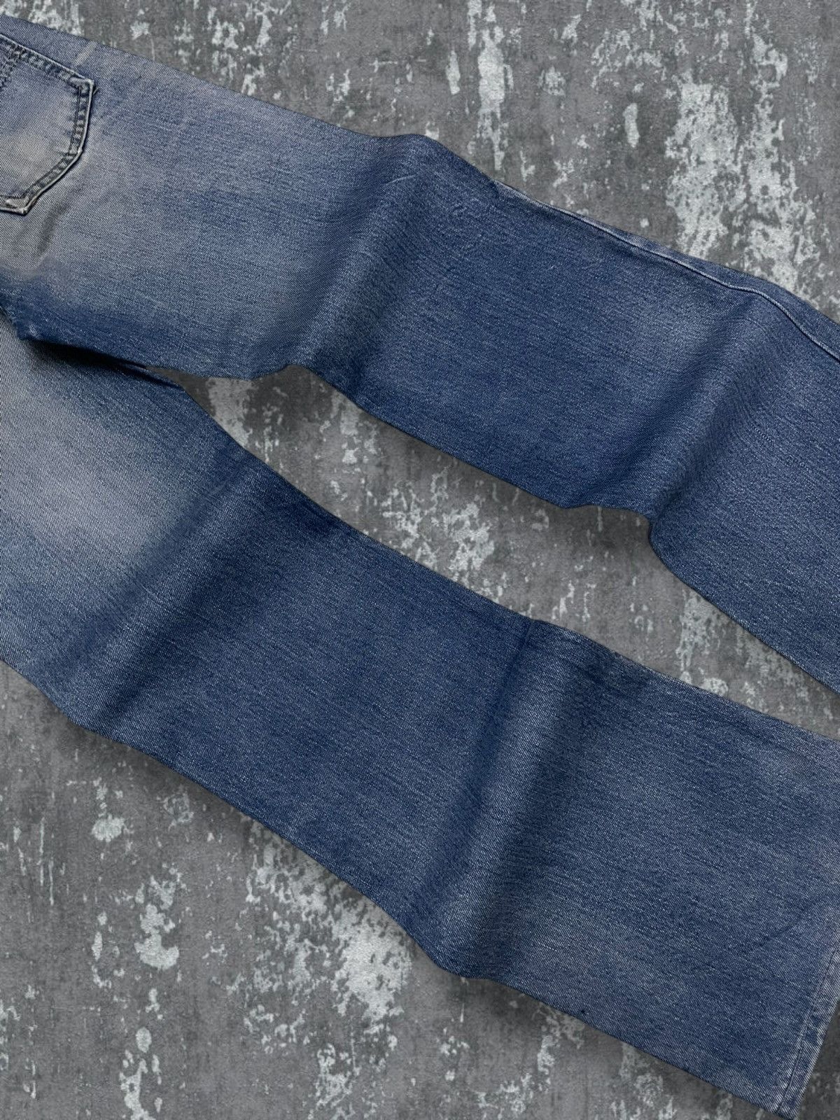 Big John Vintage Designer Big John Talon Zip Flared Distressed Denim Size US 28 / EU 44 - 12 Thumbnail