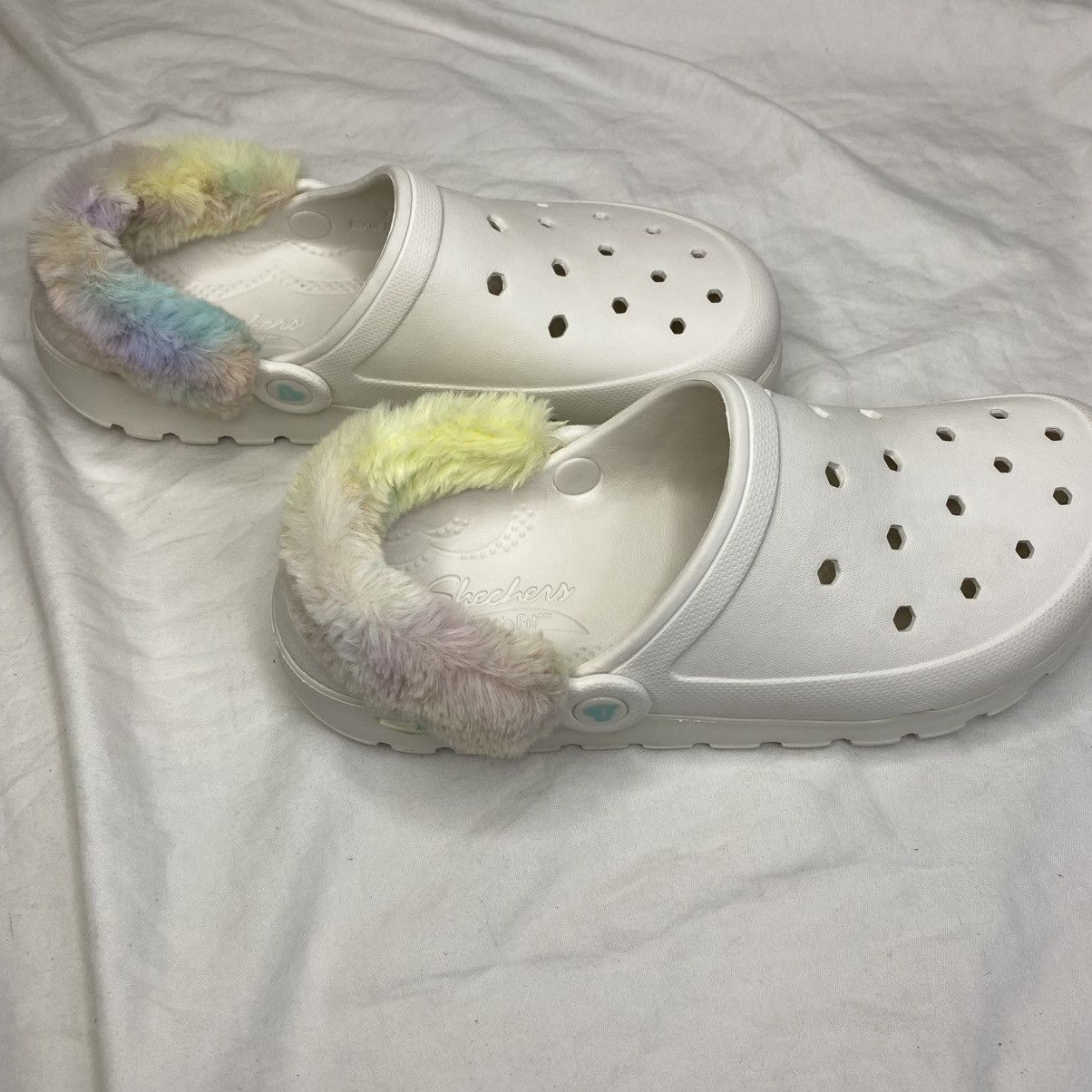 Other Skechers Foamies ArchFit Clogs Womens White Sz 10 Slides EUC Size US 10 / IT 40 - 5 Thumbnail