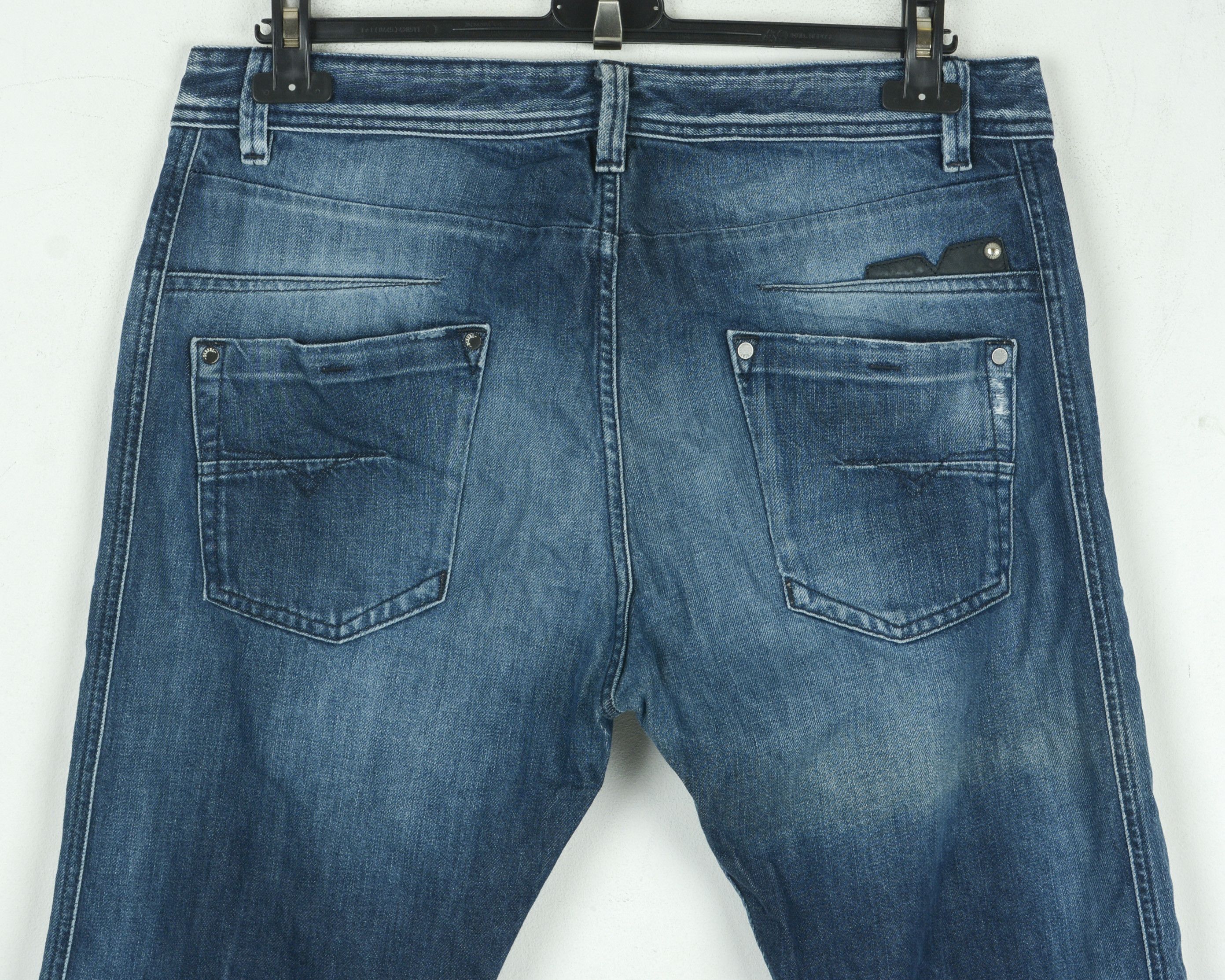 Diesel Darron Mens W33 L30 Regular Slim Tapered Jeans Denim Pants Size US 33 - 5 Thumbnail