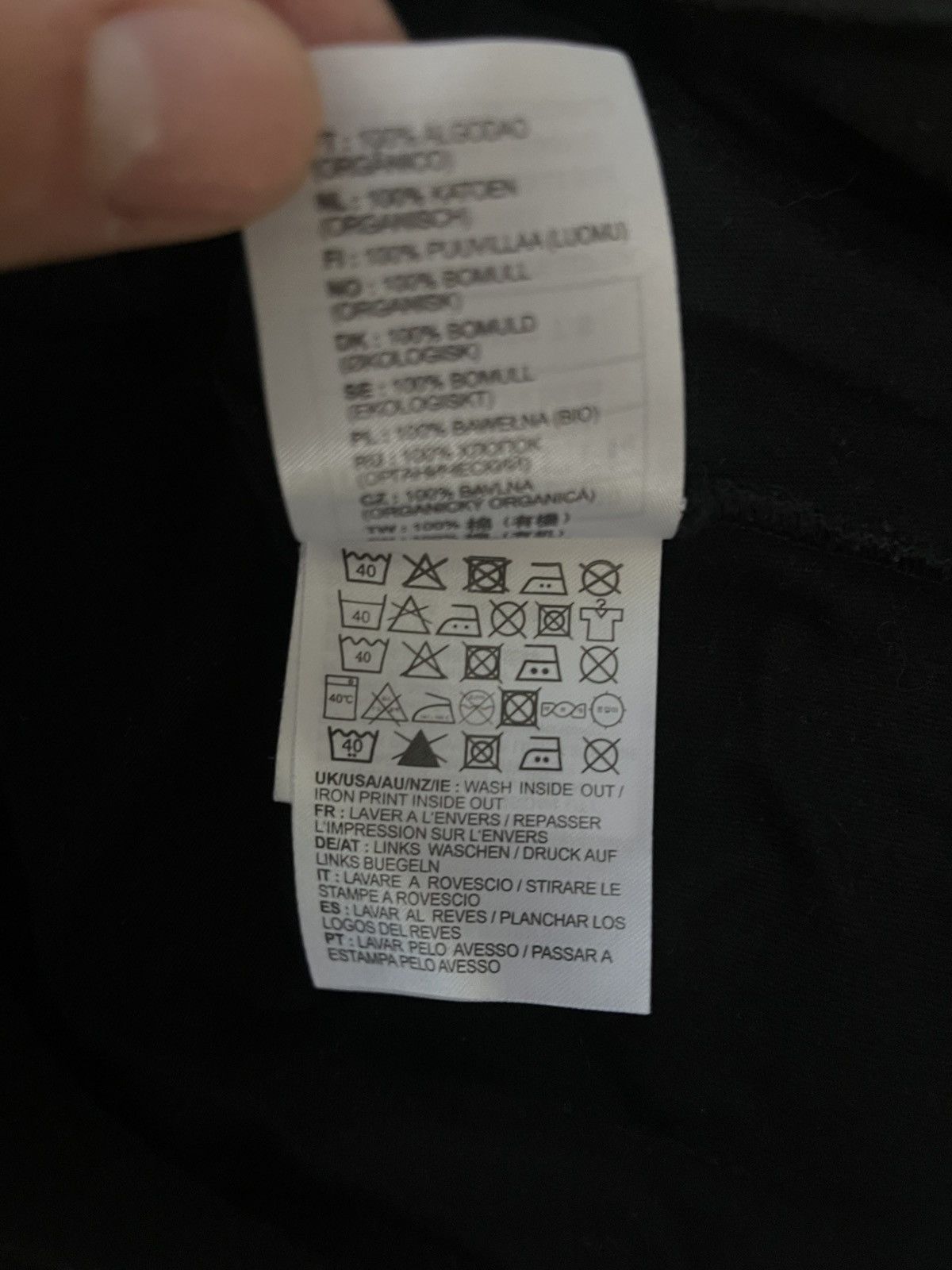 Carhartt Wip Carhartt WIP Big Logo Black T-Shirt Tee Size US S / EU 44-46 / 1 - 8 Thumbnail