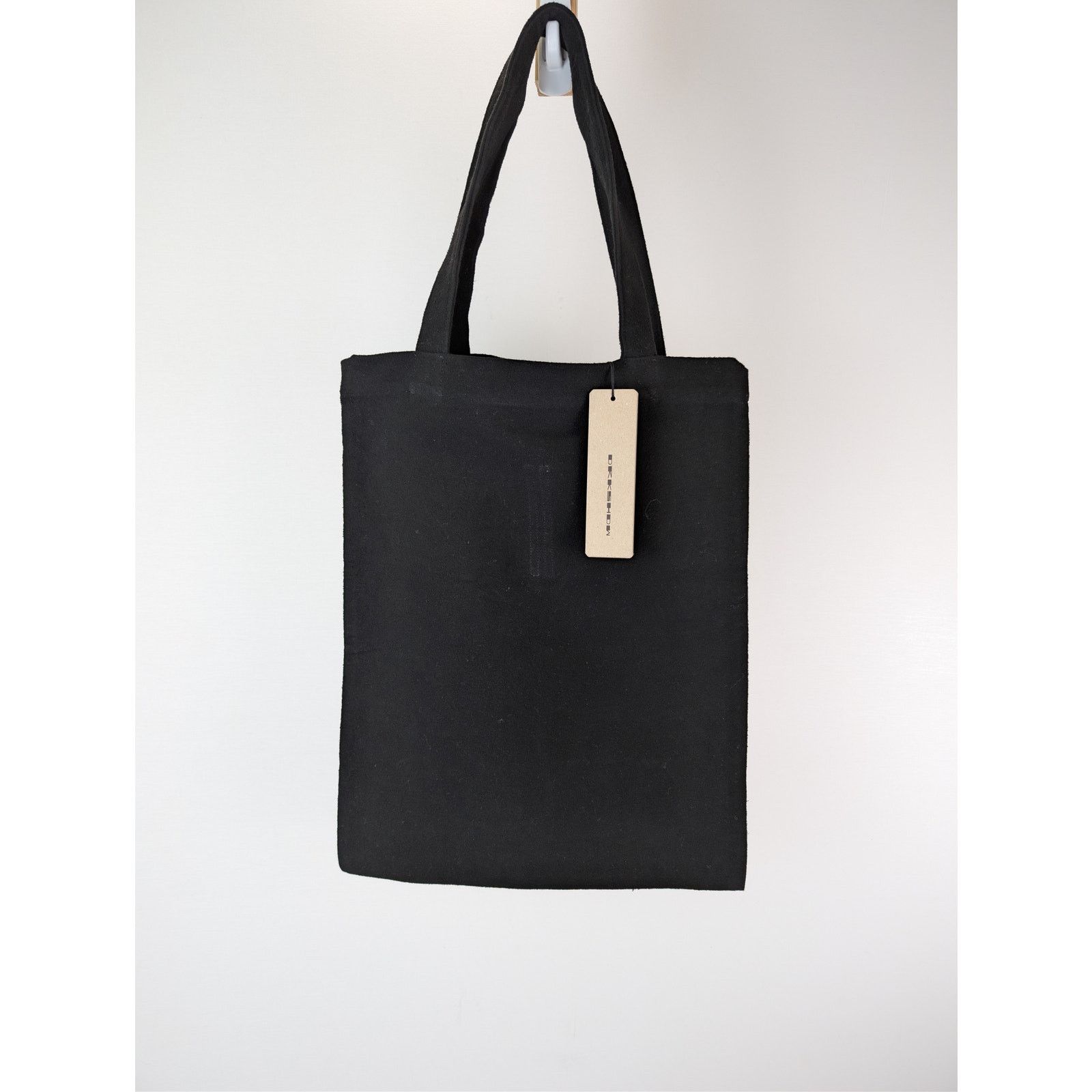 Rick Owens Drkshdw o1rshd1 Size: OS / cotton canvas shopper tote bag in Black Size ONE SIZE - 12 Thumbnail