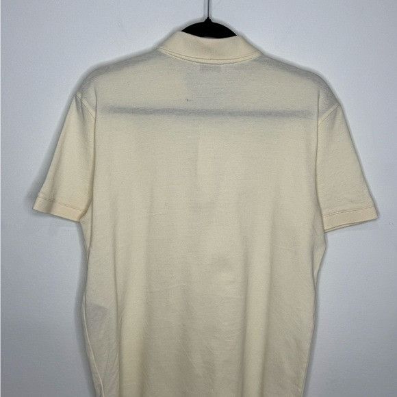 Alexander McQueen Alexander McQueen Cotton Pique Polo Vanilla Men’s Medium Size US M / EU 48-50 / 2 - 7 Thumbnail